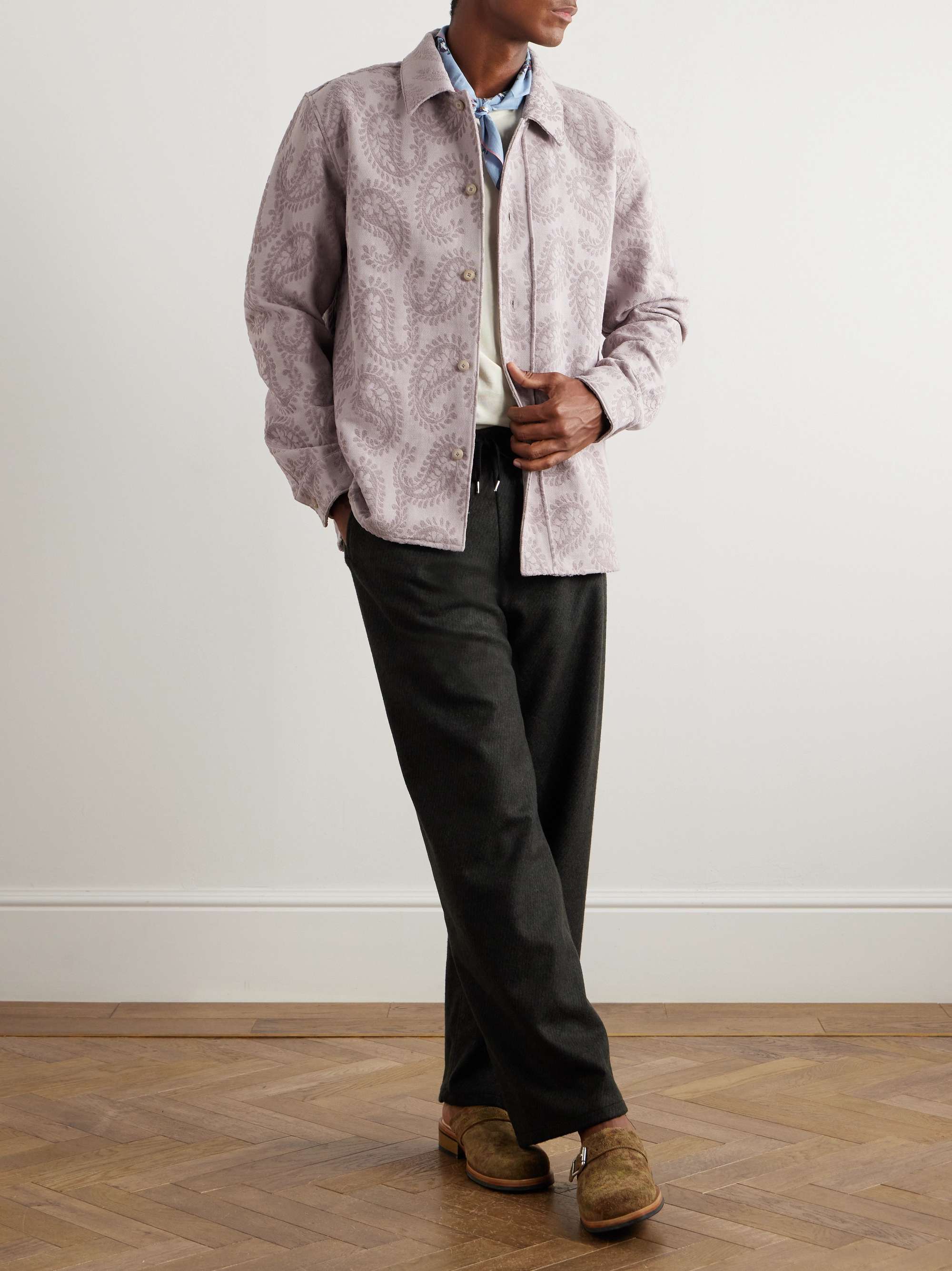 Cullu Paisley Cotton-Chenille Overshirt view