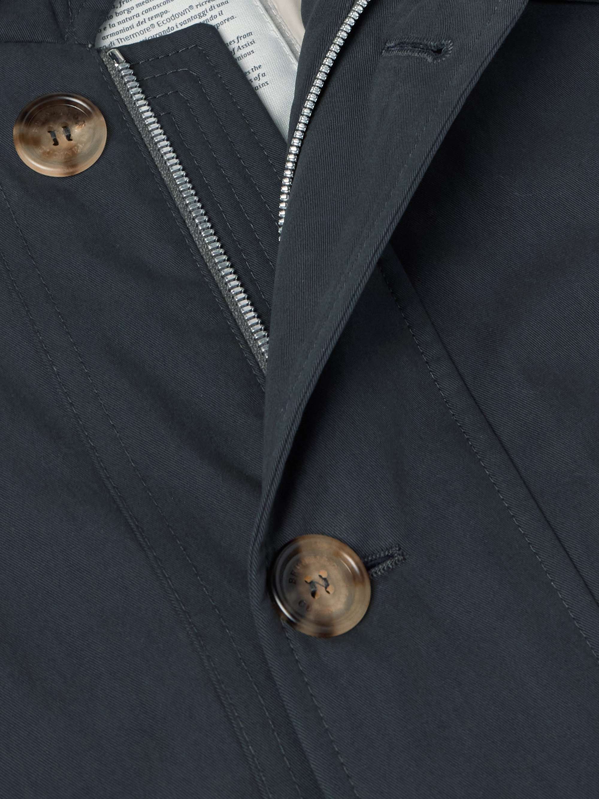 Padded Cotton-Blend Gabardine Jacket view