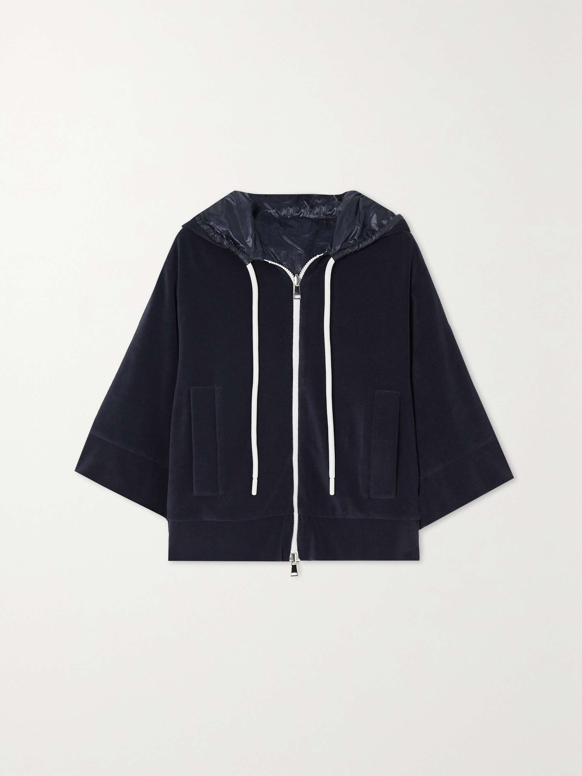 Cotton-blend terry hoodie view