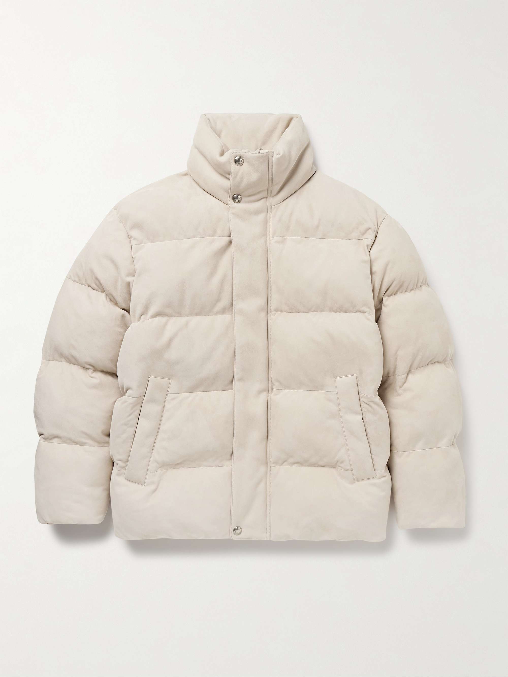 Flavio Quilted Suede Jacket view