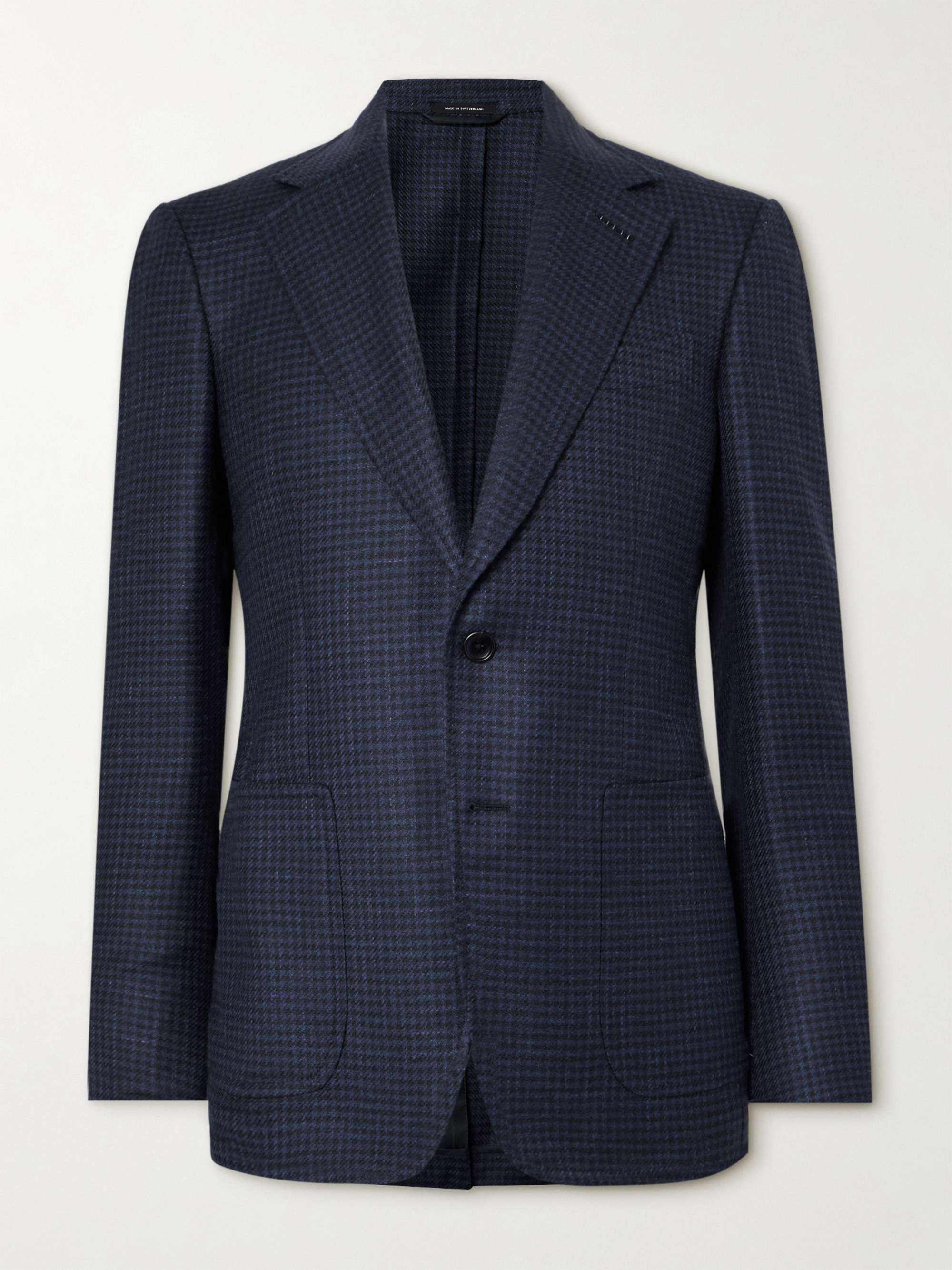 O'Connor Houndstooth Wool-Blend Blazer view