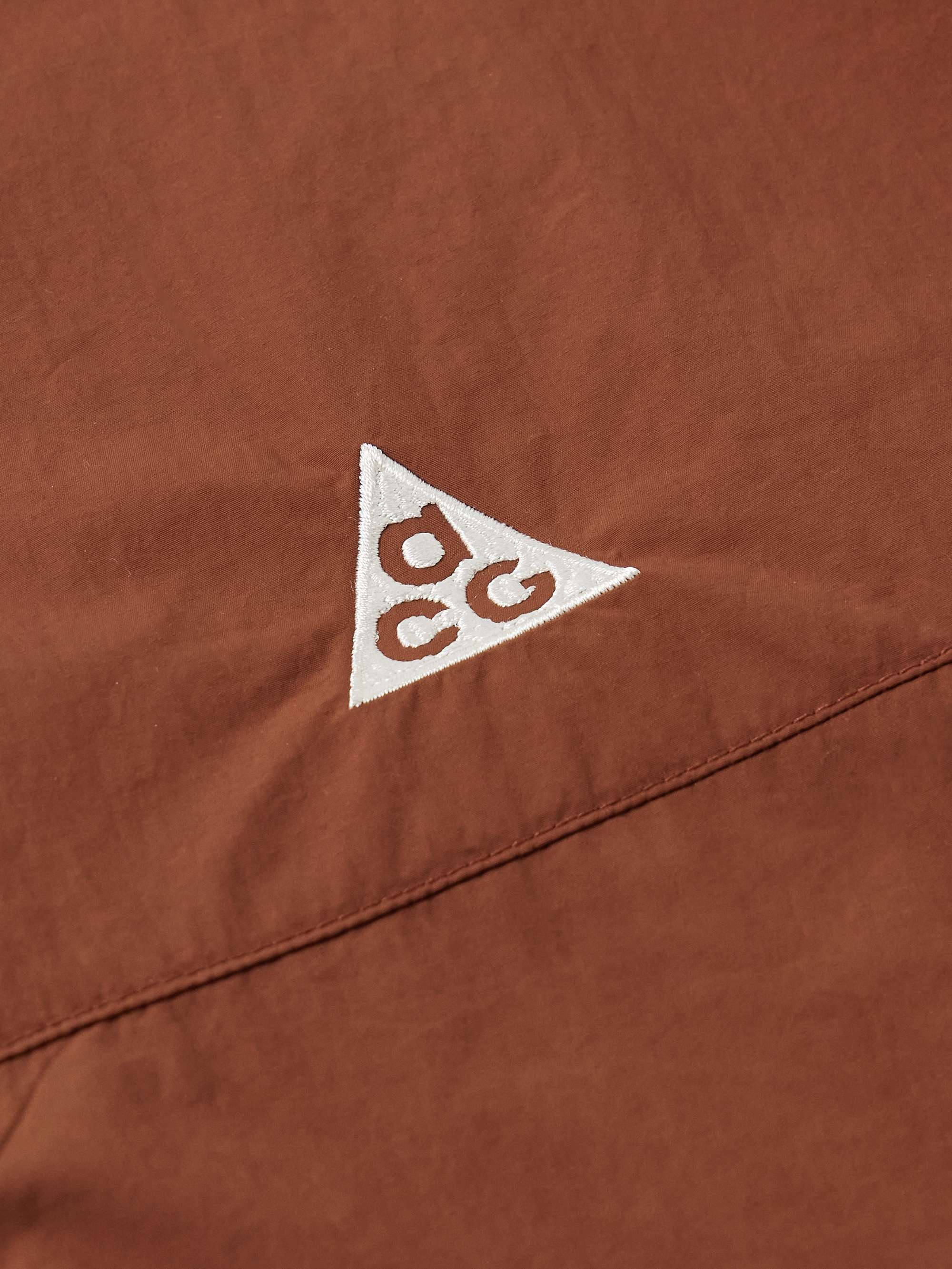 ACG Orb Weaver Oversized Logo-Embroidered Nylon Shirt view