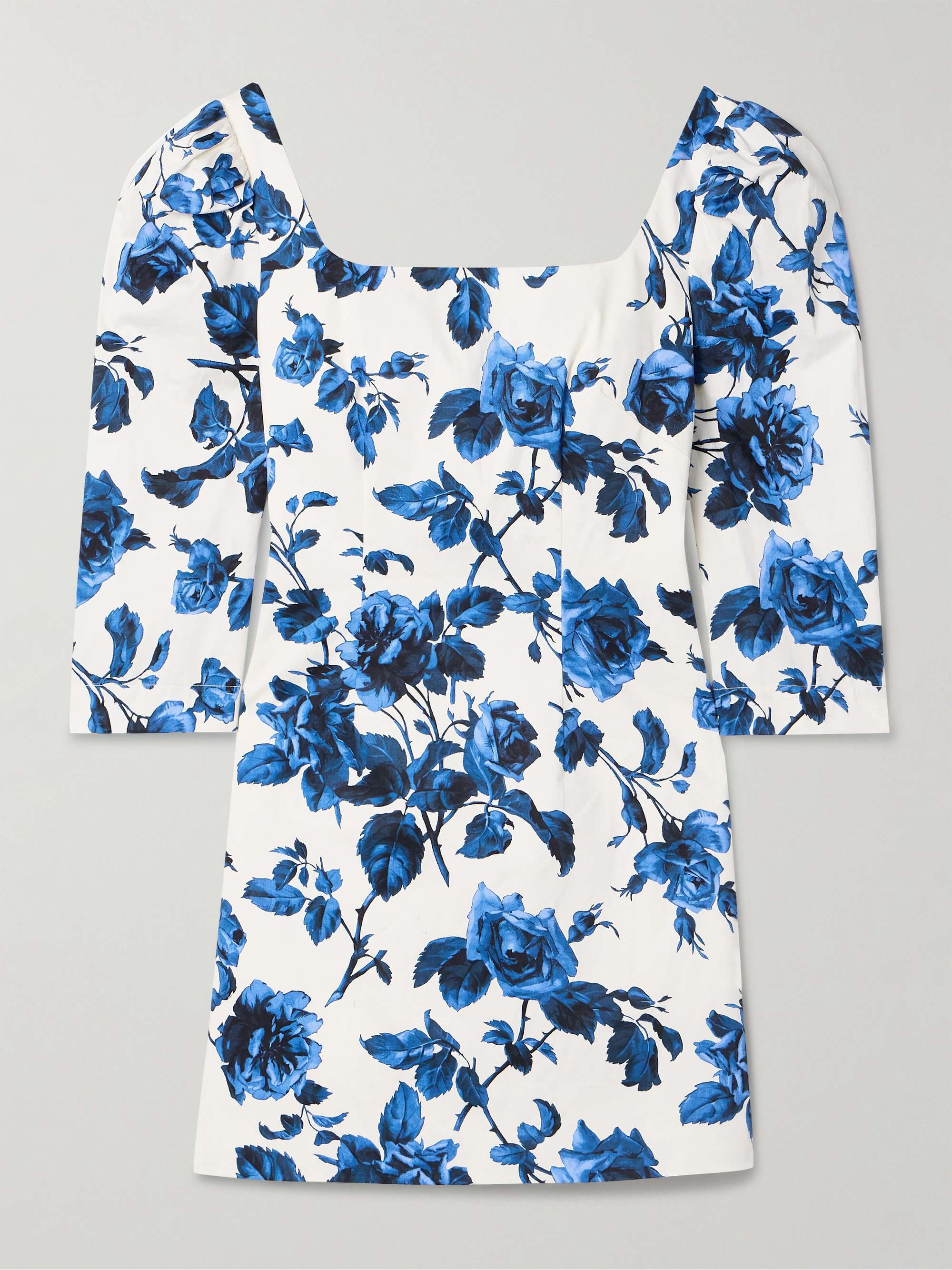 Belinda floral-print cotton-blend mini dress view