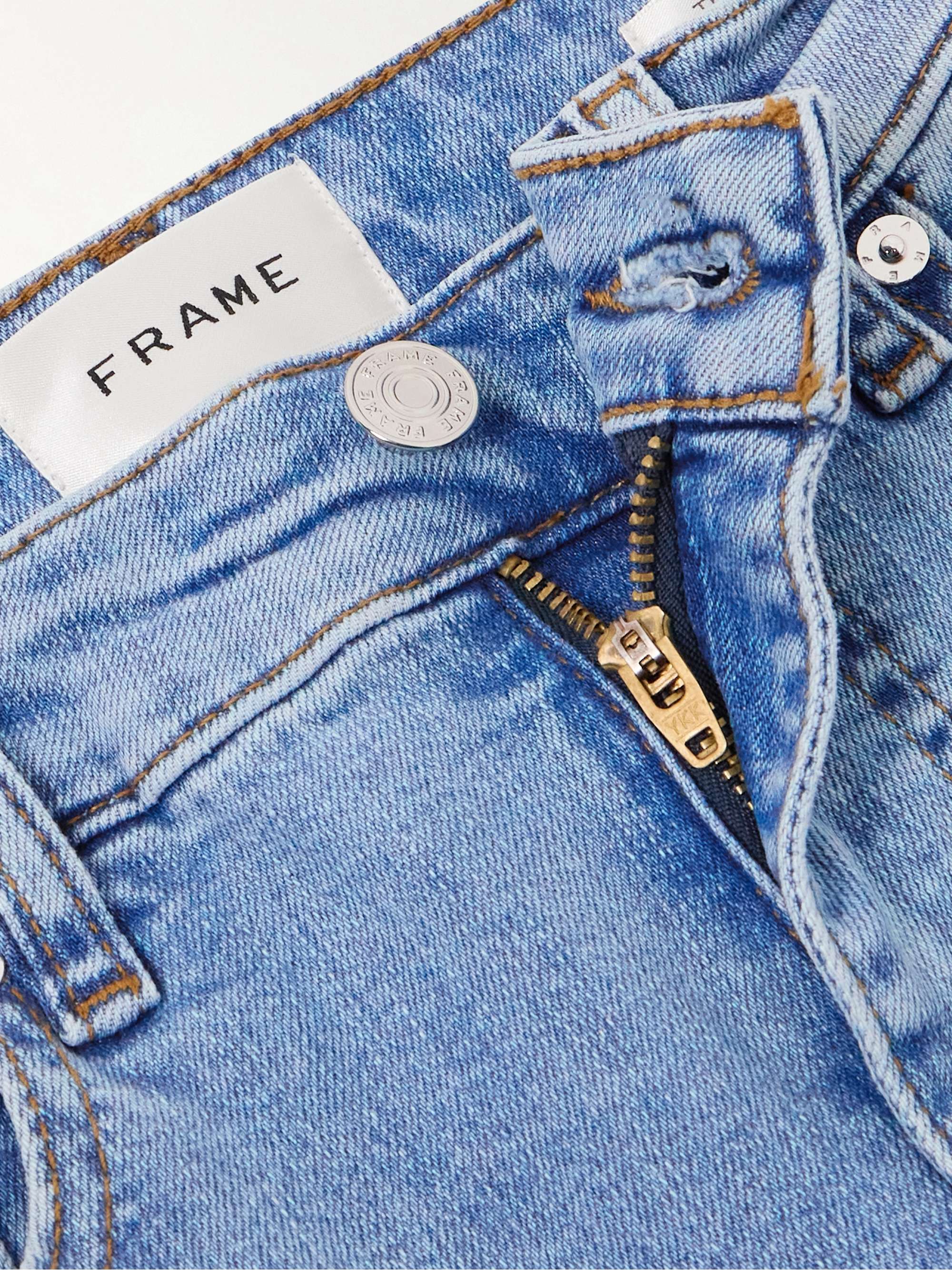 The Pencil cropped high-rise skinny jeans view
