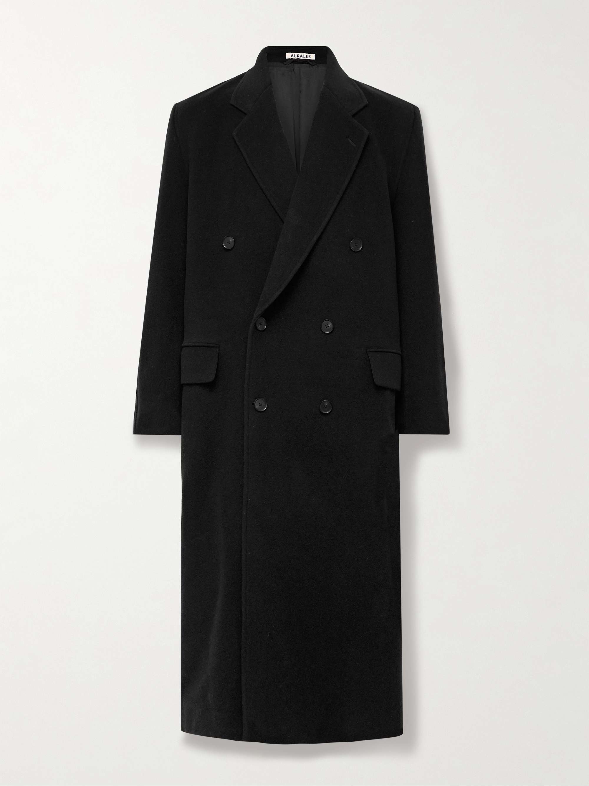 Oversized Double-Breasted Super 160s Wool Coat view