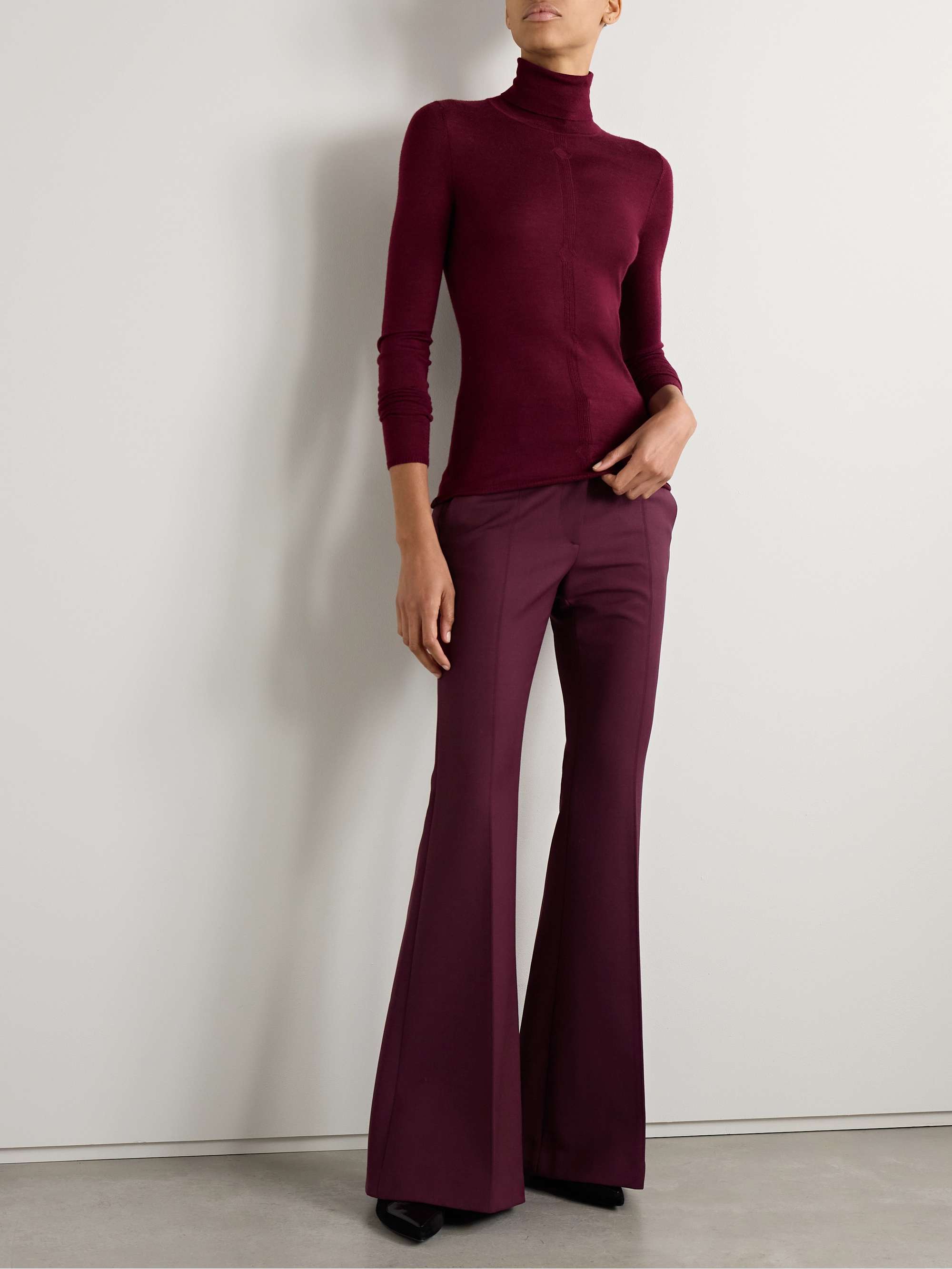 Steinem cashmere and silk-blend turtleneck sweater view