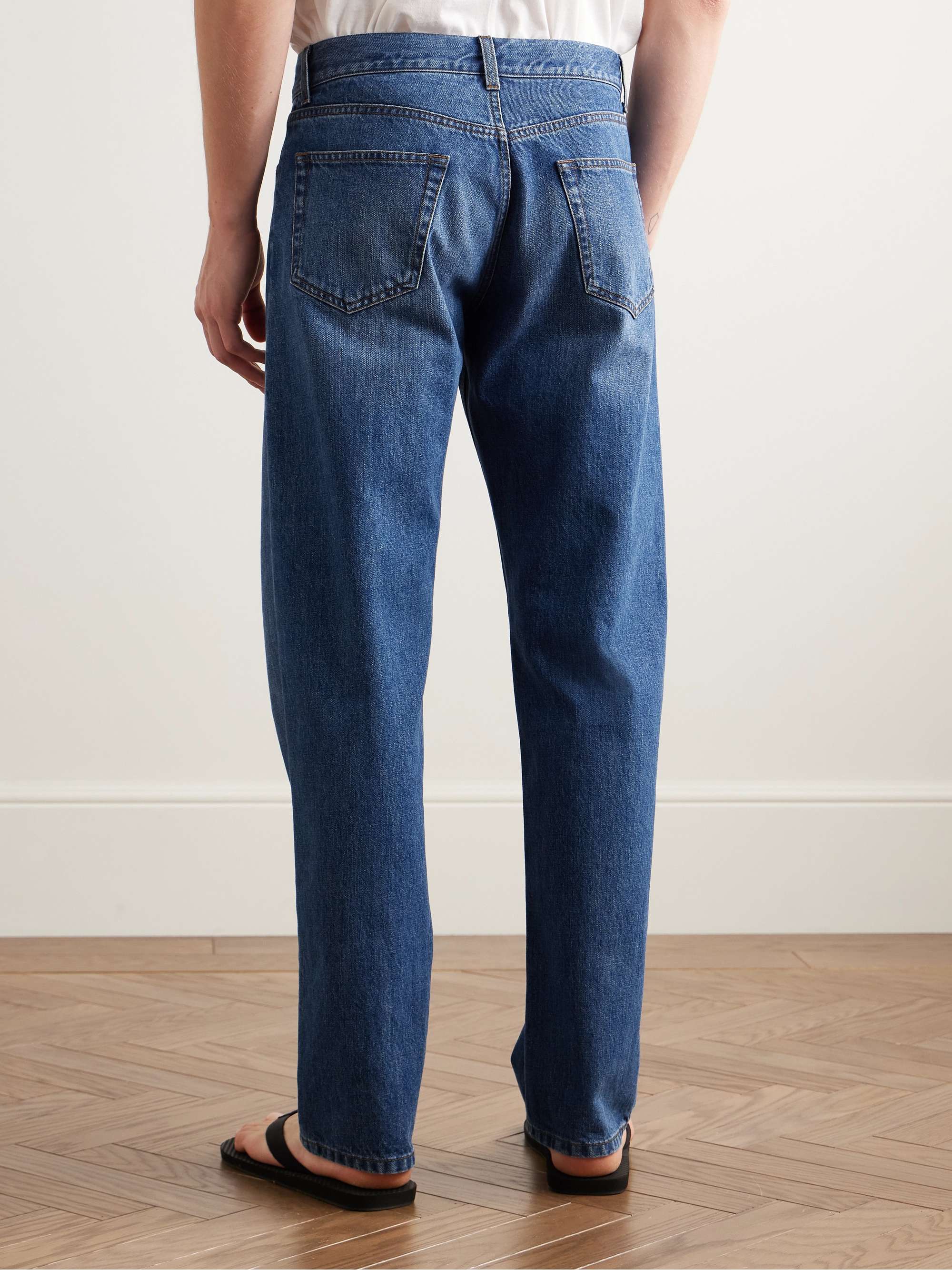Burt Slim-Fit Straight-Leg Jeans view