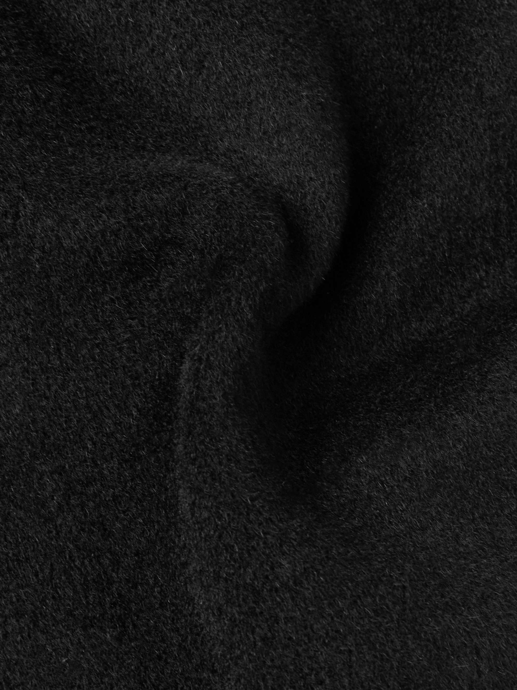 Whale Double-Breasted Mohair-Blend Coat view