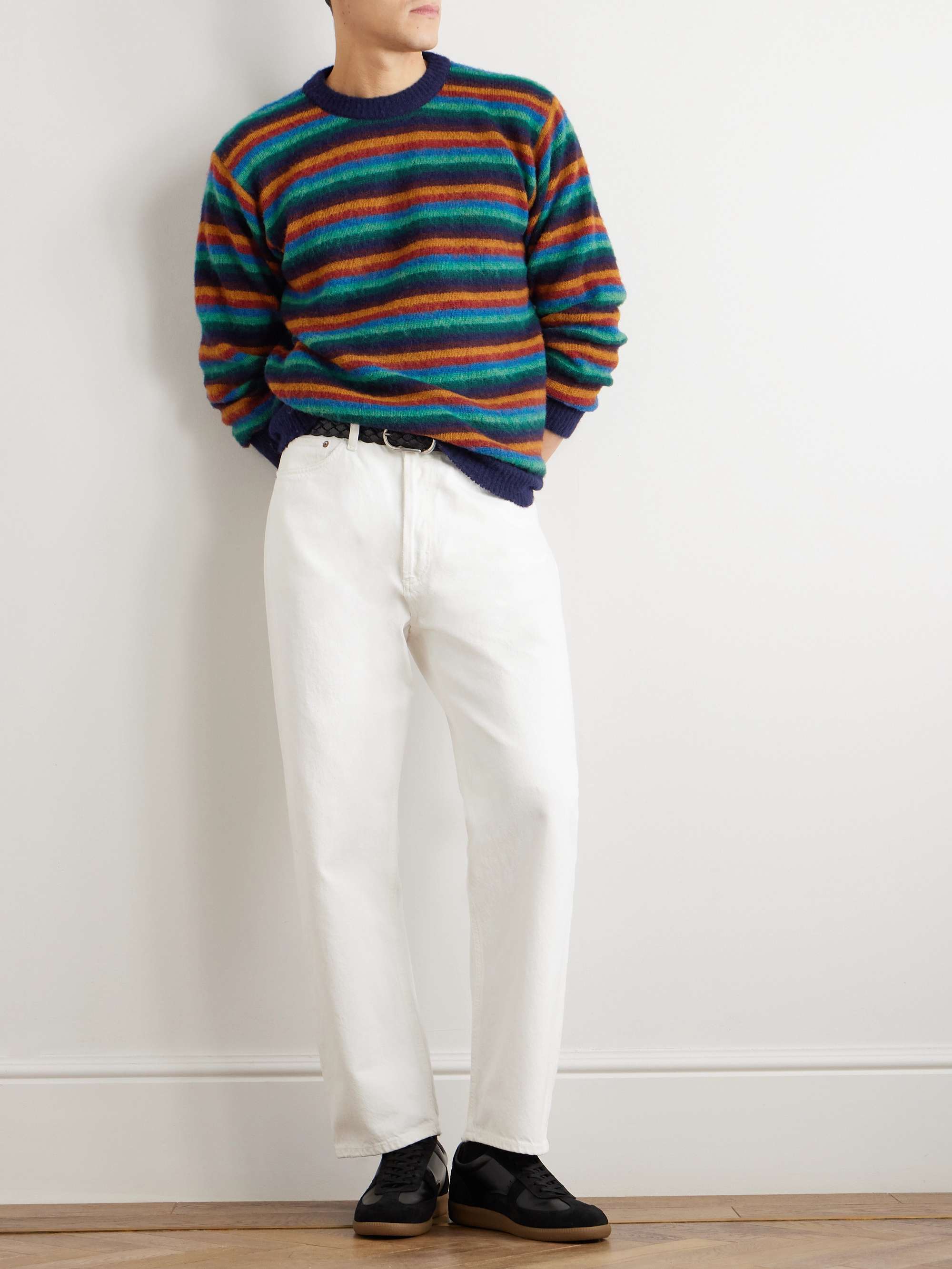 Slow Burner Striped Wool Sweater view