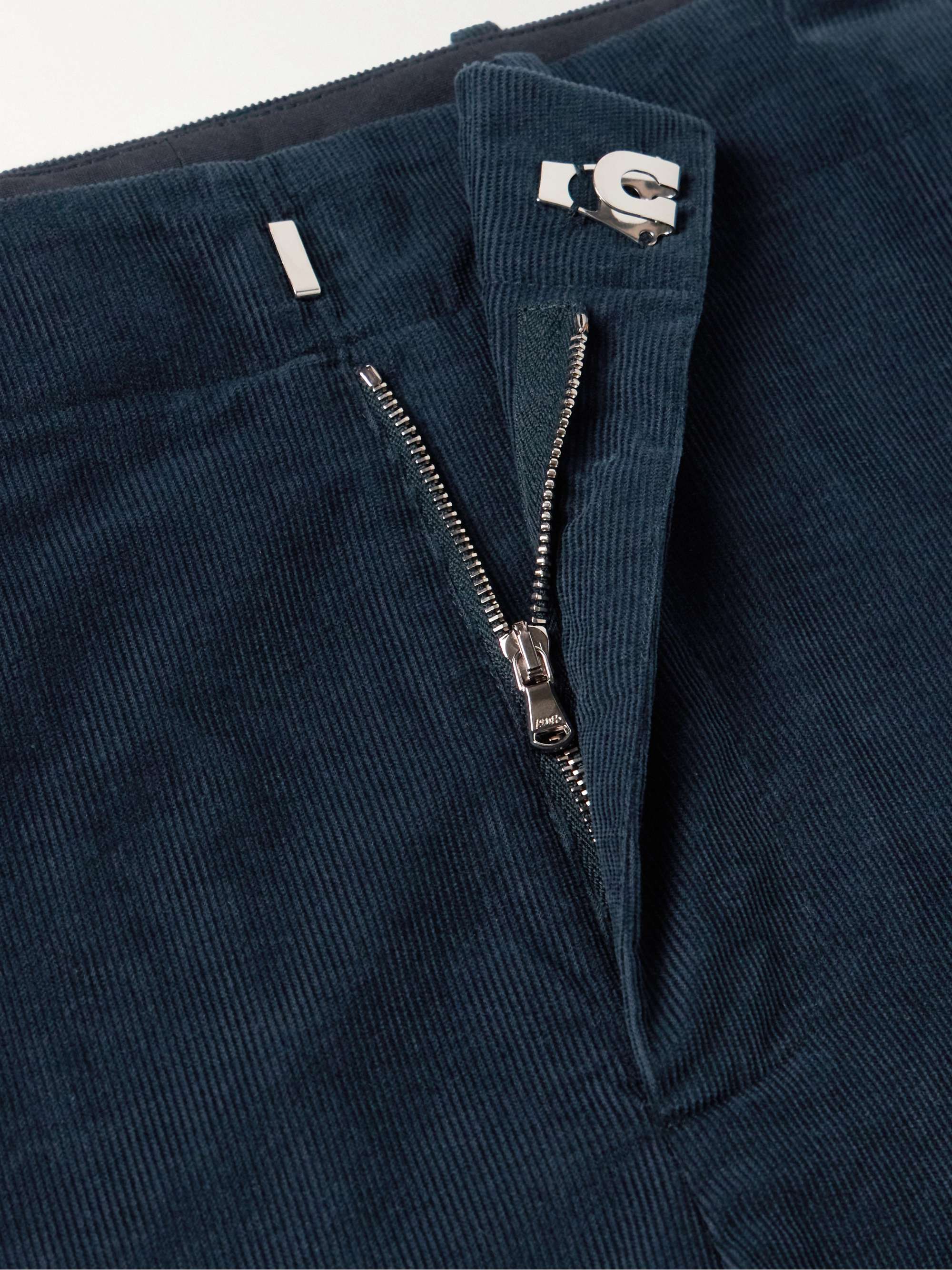 Rhys Straight-Leg Cotton-Corduroy Trousers view