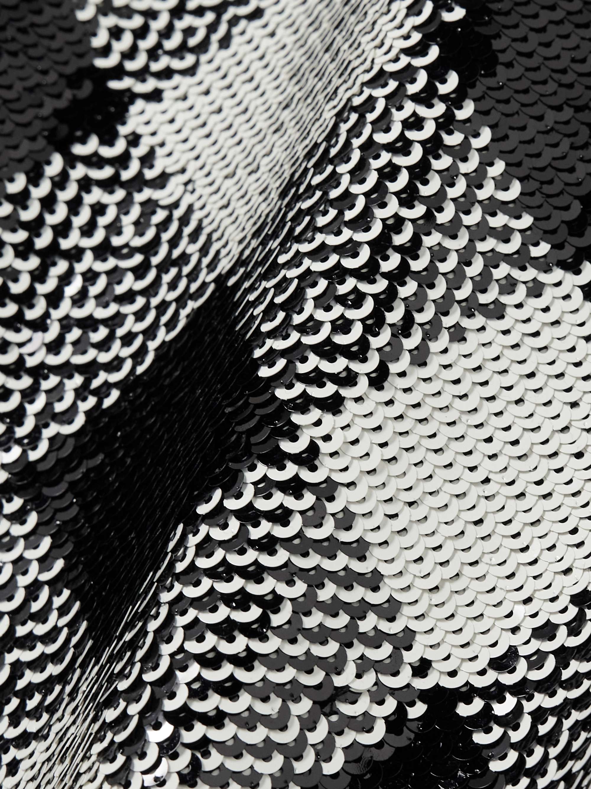 Allora checked sequined crepe midi skirt view