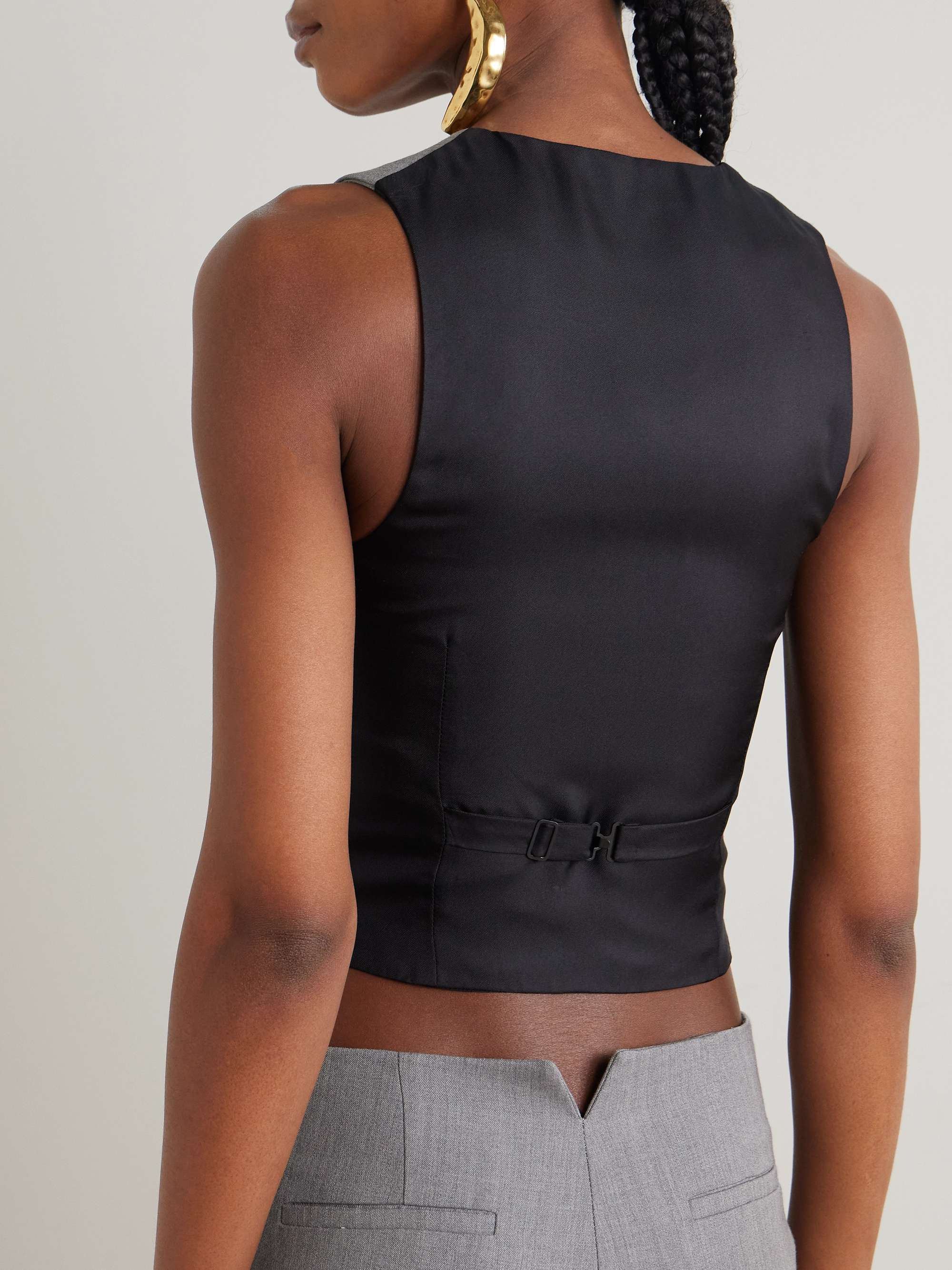 Grain de poudre wool vest view