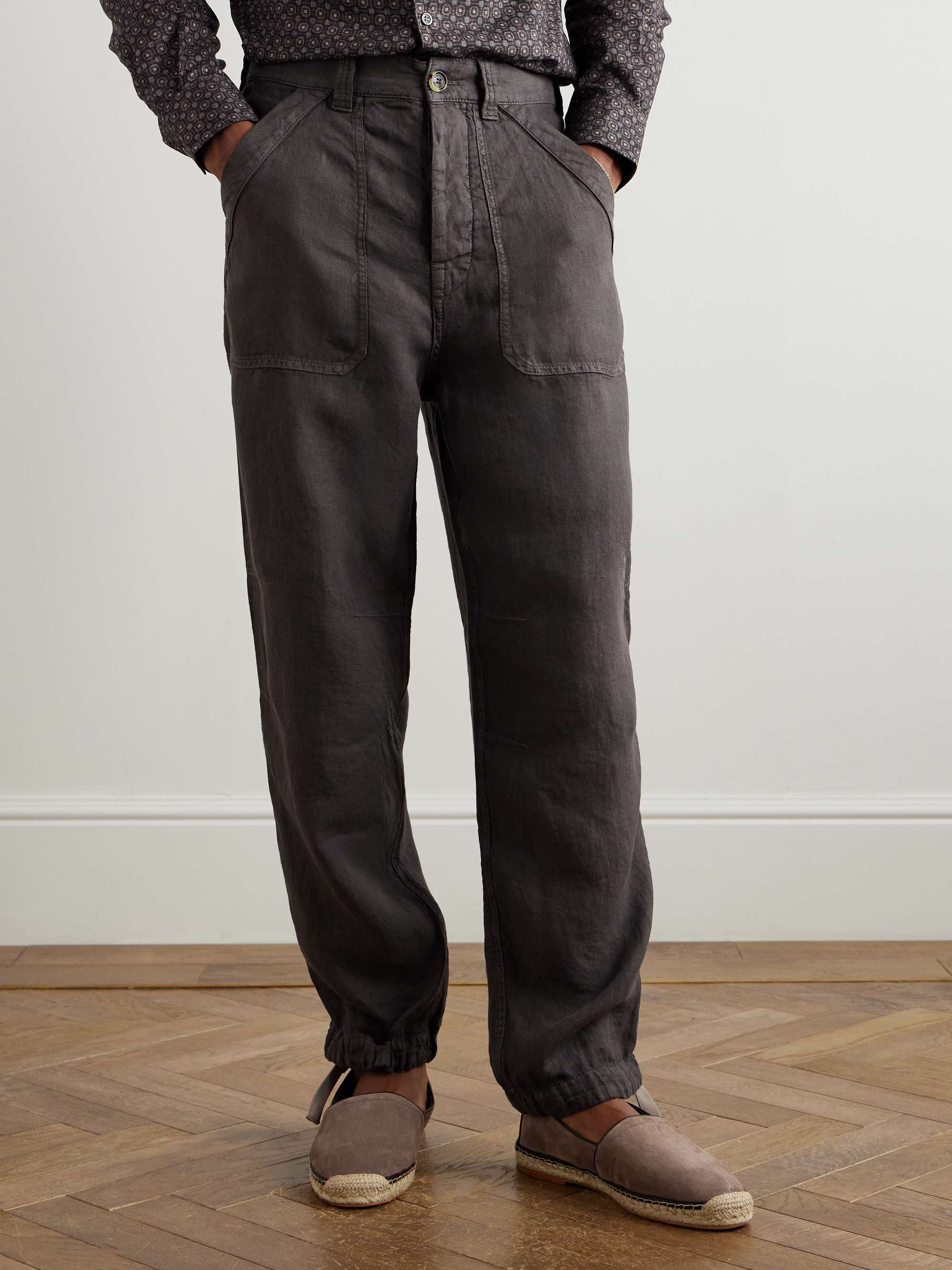 Tinto Wide-Leg Linen Trousers view