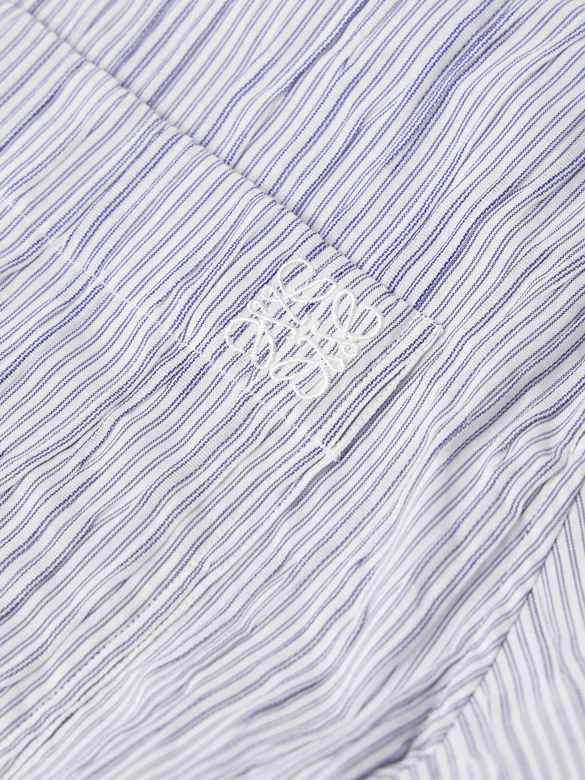 + Paula's Ibiza Pinstriped Cotton-Blend Shirt view