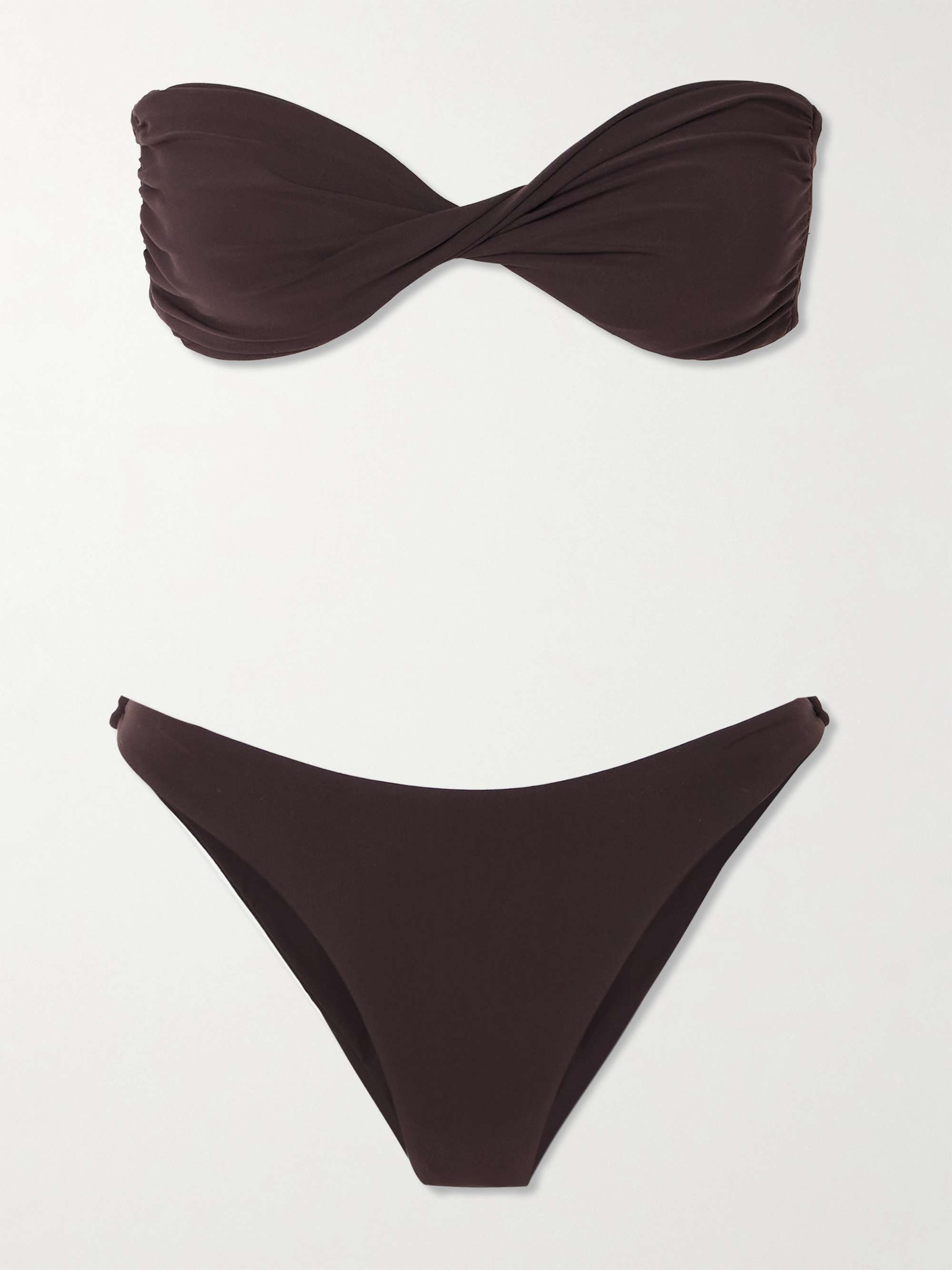 Ottantasei twist-front bandeau bikini view