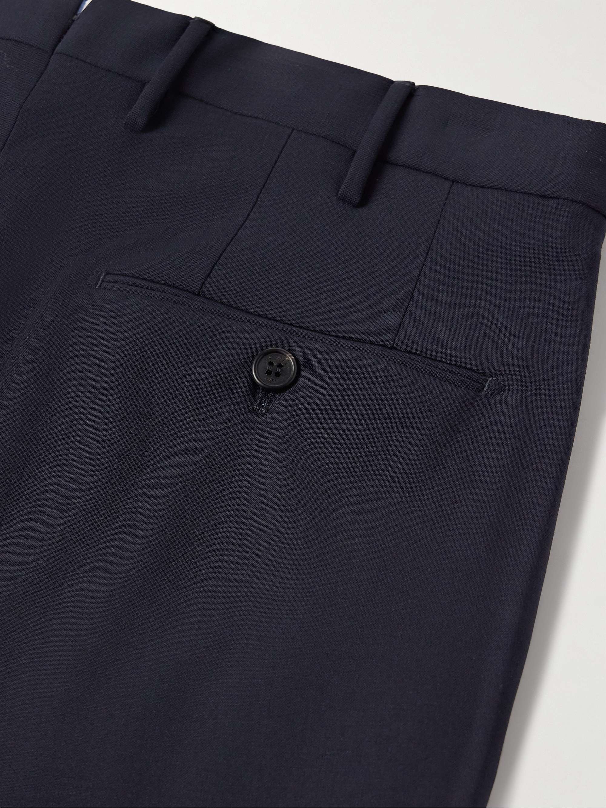 Venezia 1951 Slim-Fit Virgin Wool-Blend Trousers view