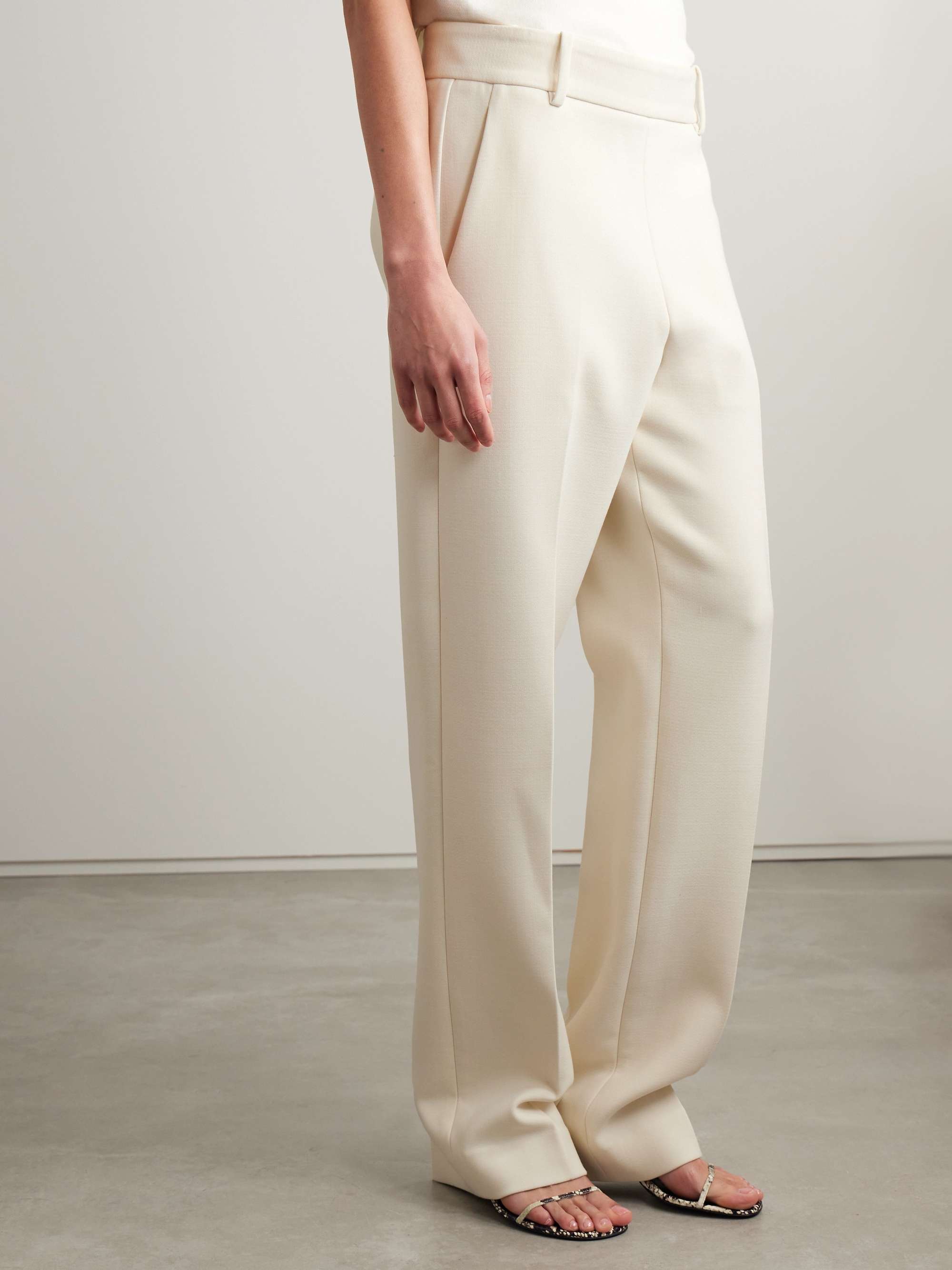 Cambie twill straight-leg pants view