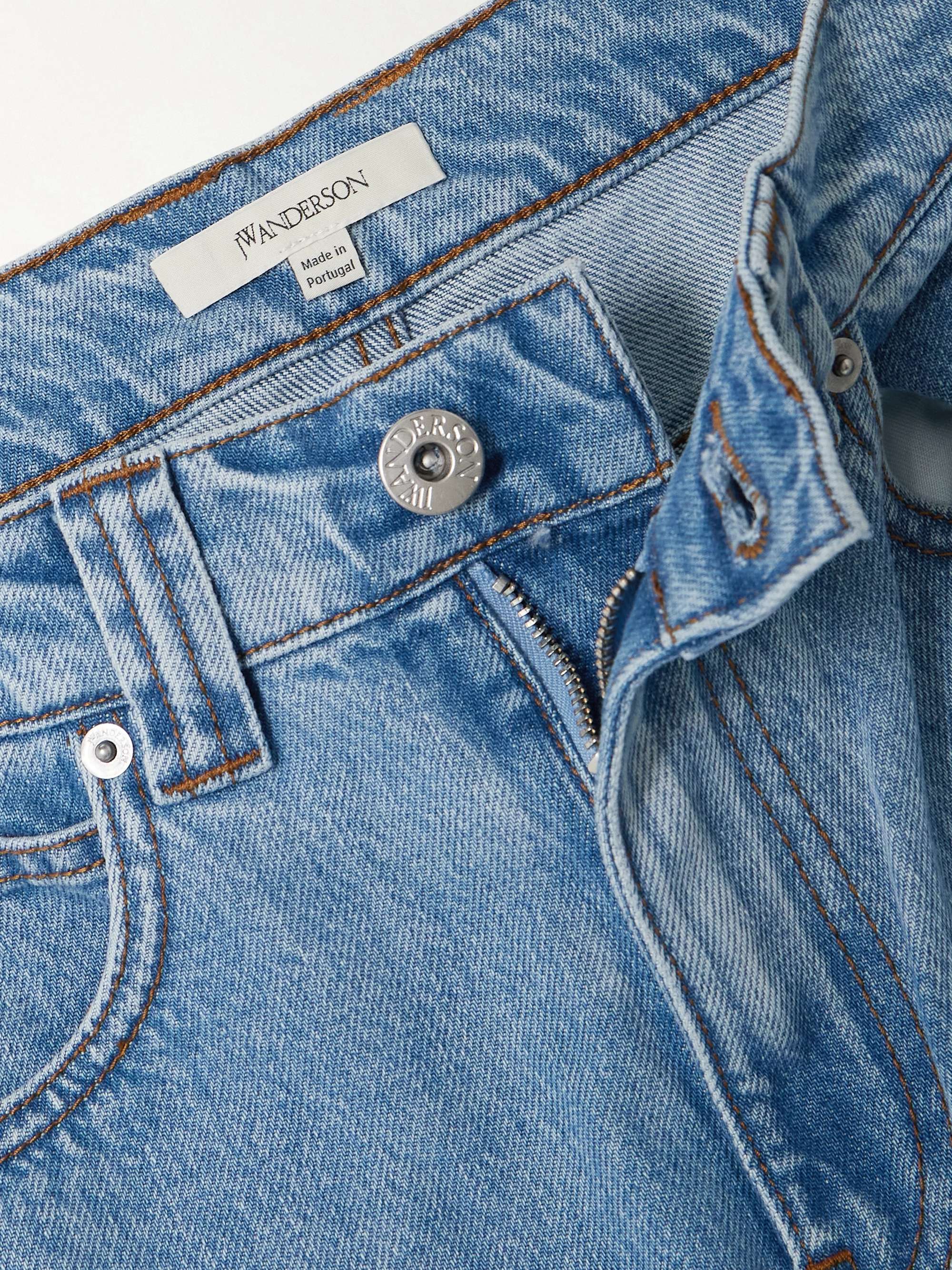Twisted high-rise tapered jeans view