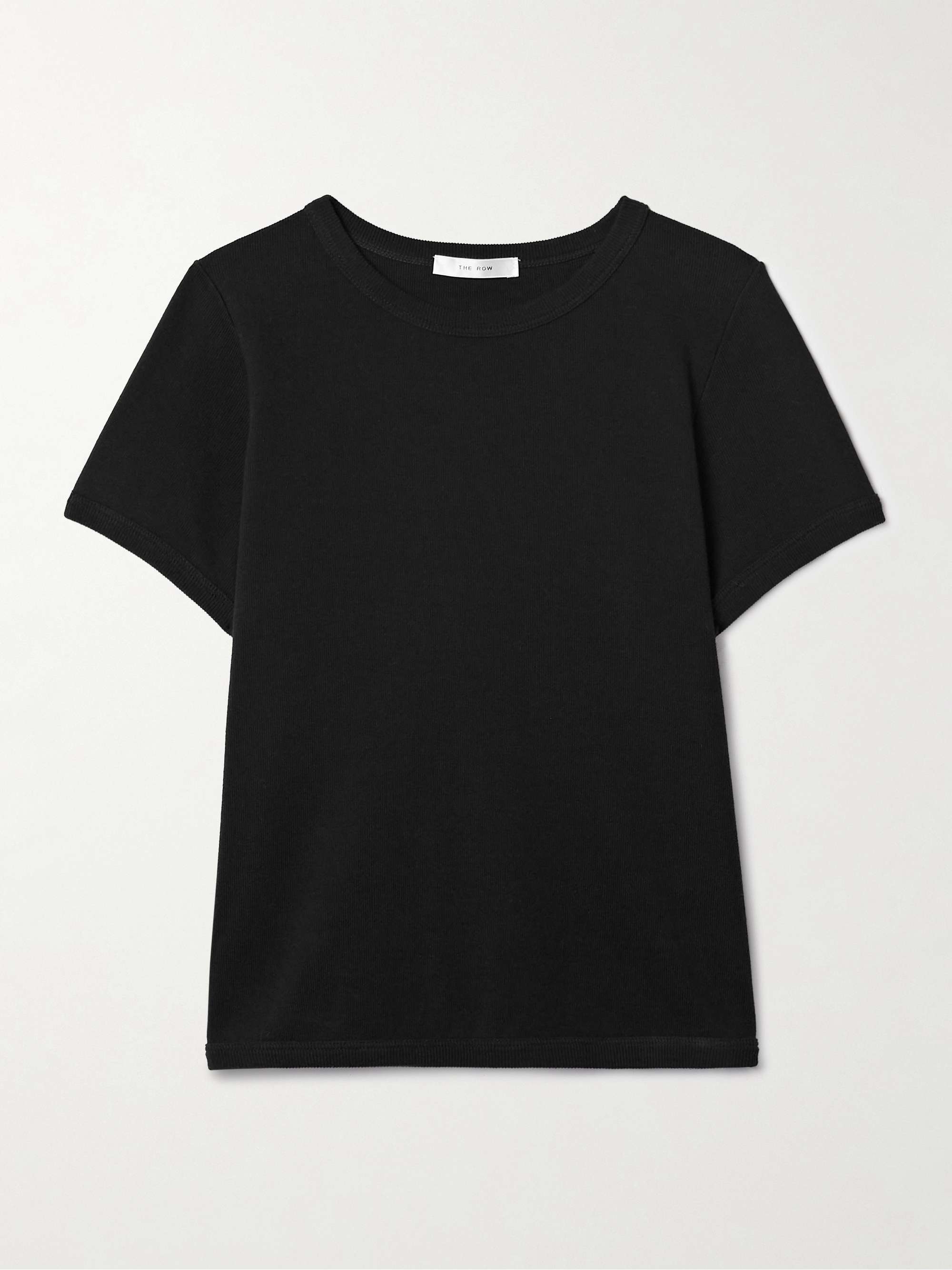 Torya ribbed cotton-jersey T-shirt view
