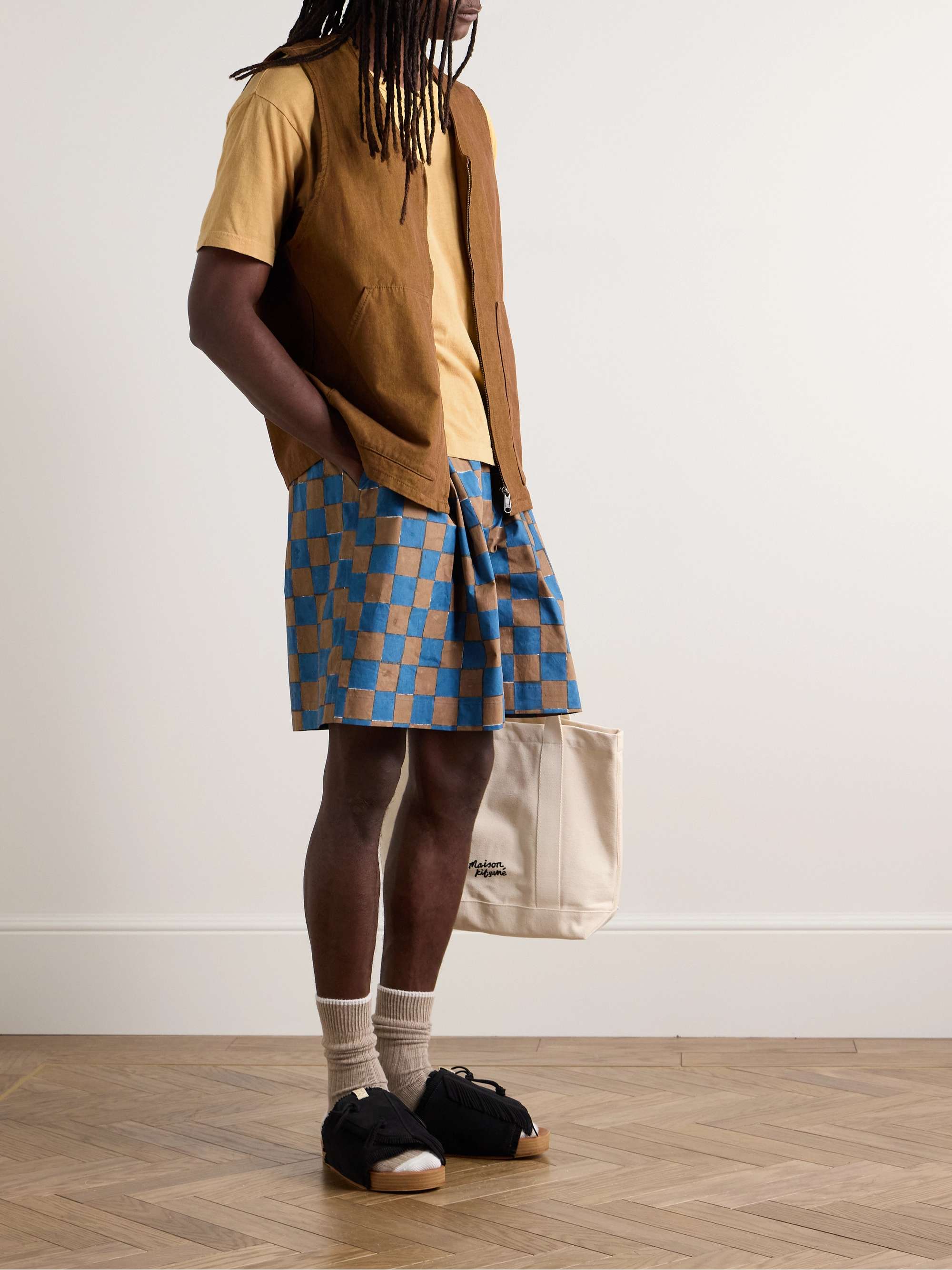 Jumbo Garment-Dyed Cotton-Blend Jersey T-Shirt view