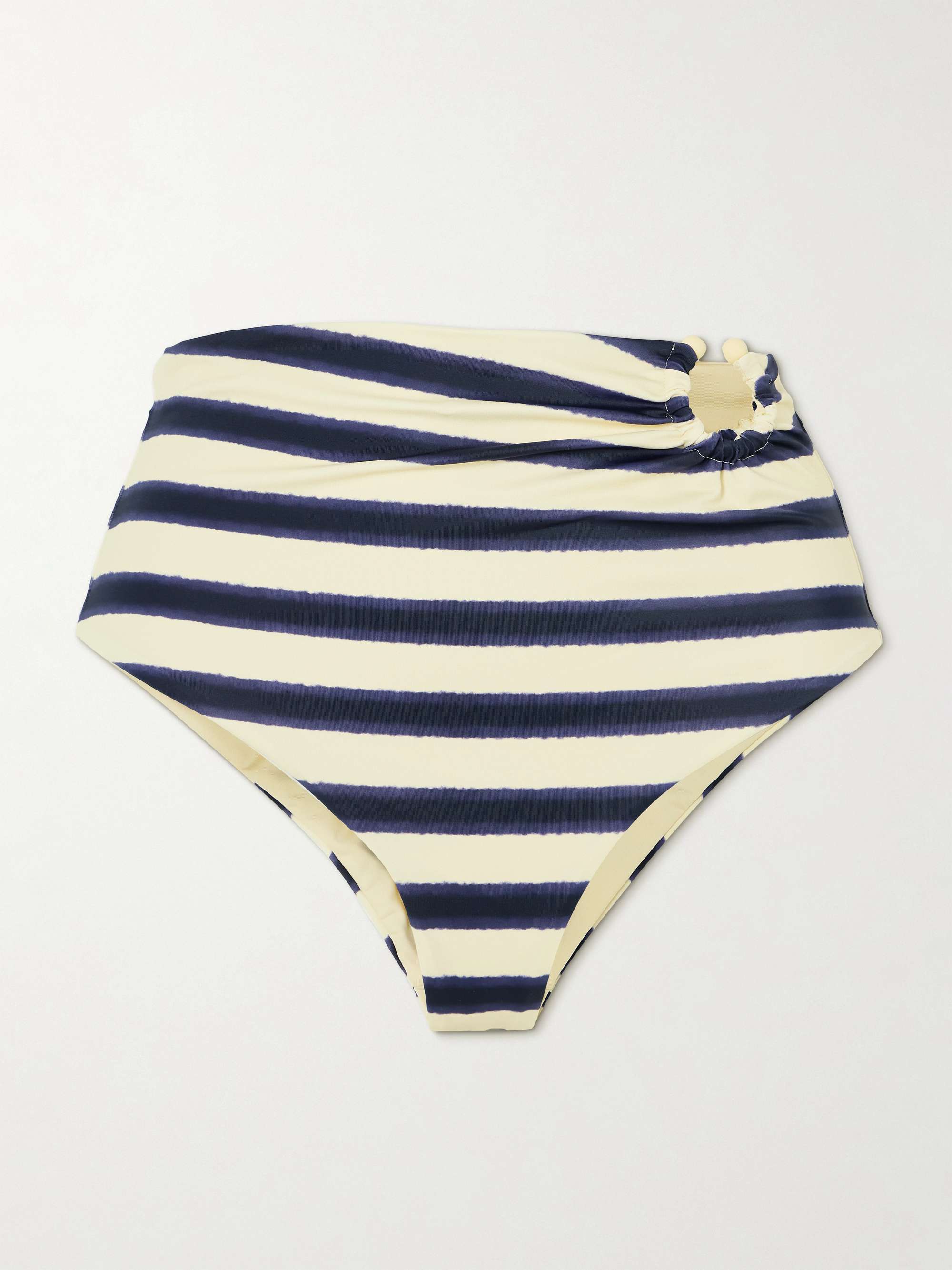 Marinera embellished striped recycled bikini briefs view