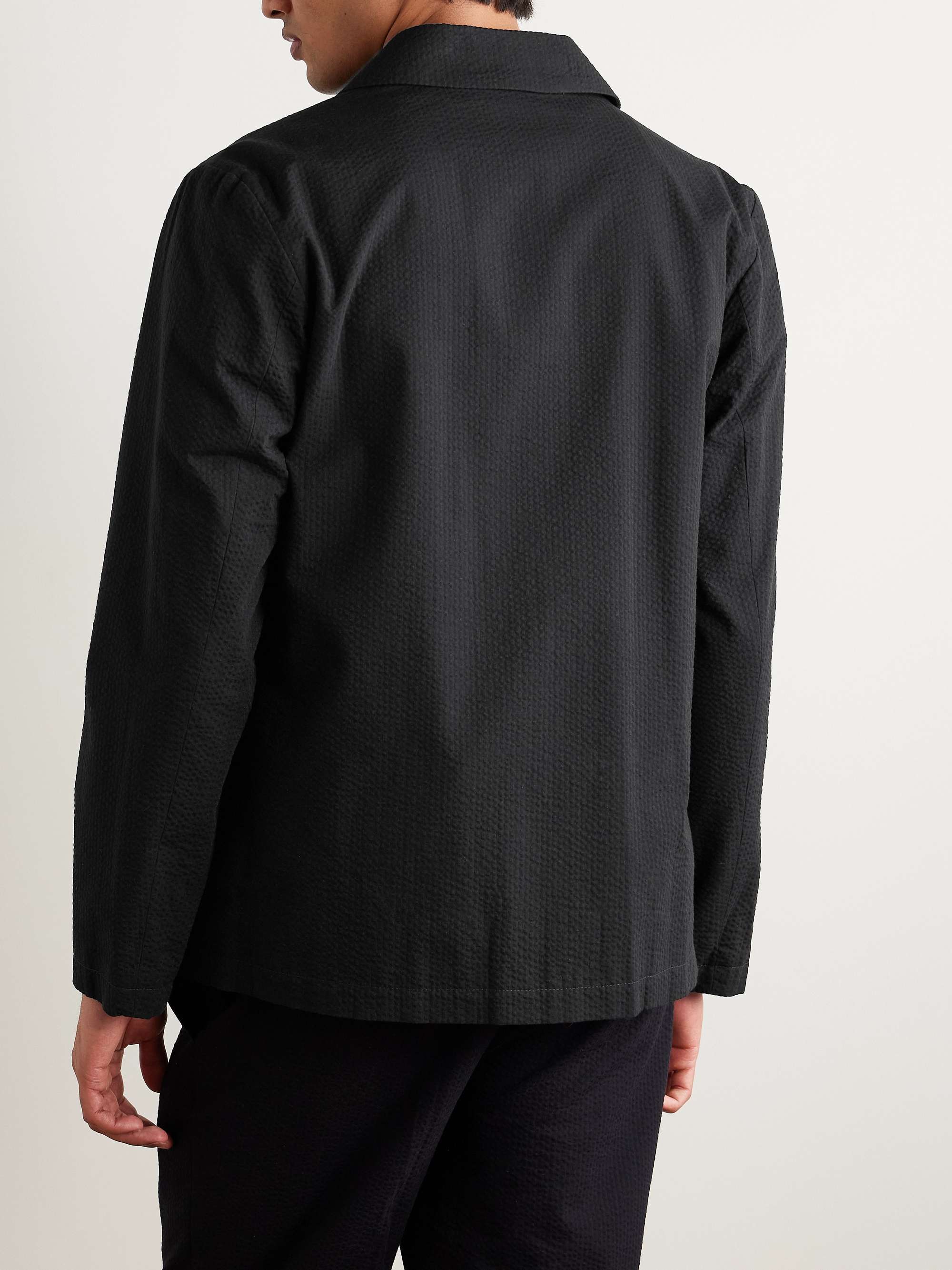 Cotton-Seersucker Overshirt view