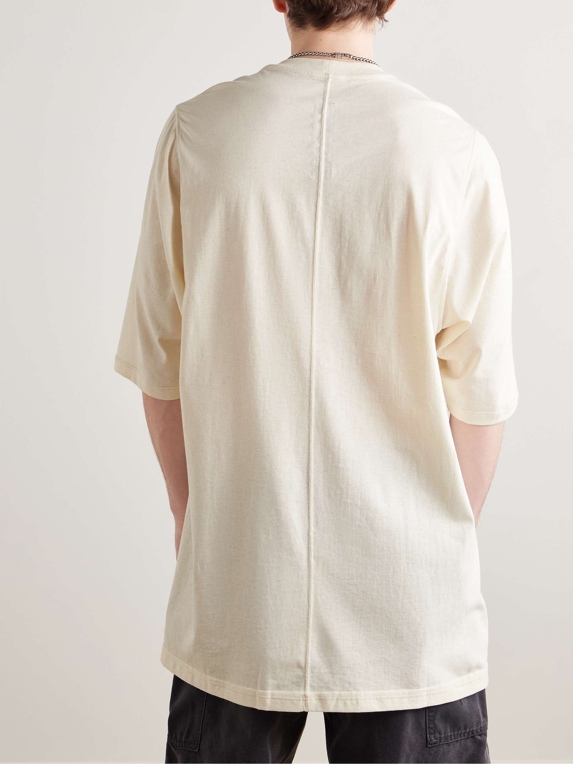 Oversized Printed Organic Cotton-Jersey T-Shirt view