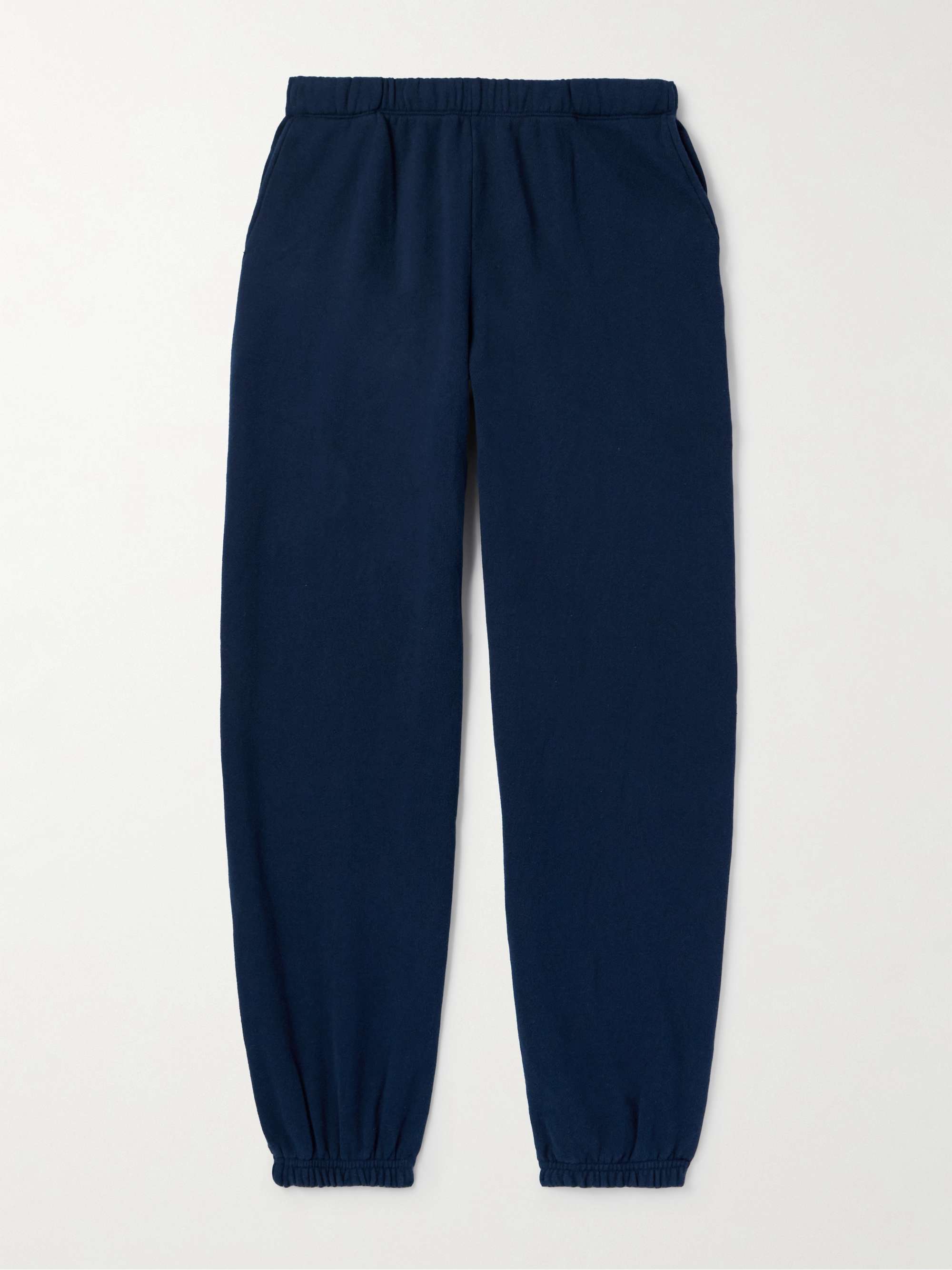 Straight-Leg Cotton and Cashmere-Blend Jersey Sweatpants view