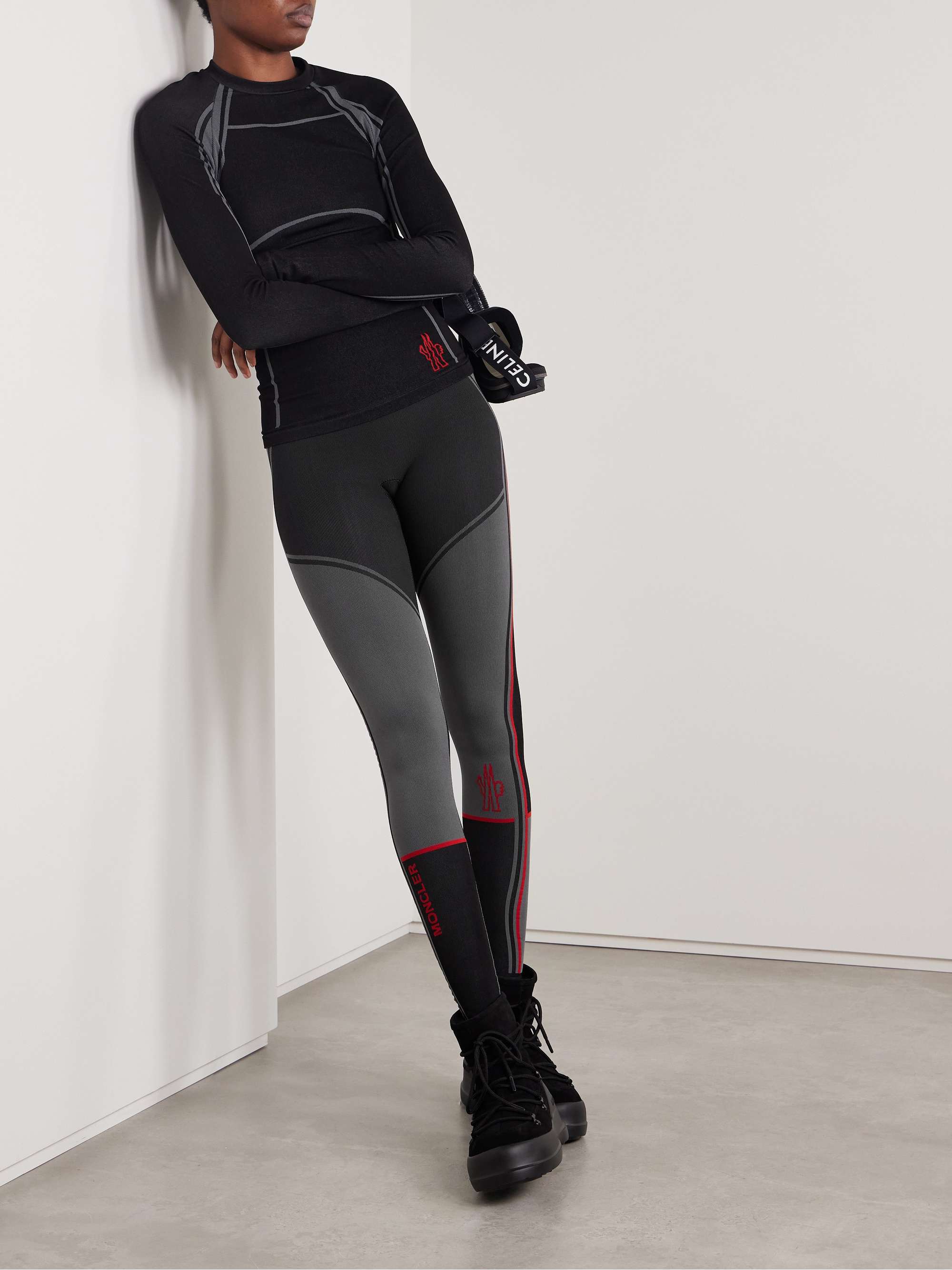 Stretch-knit leggings view