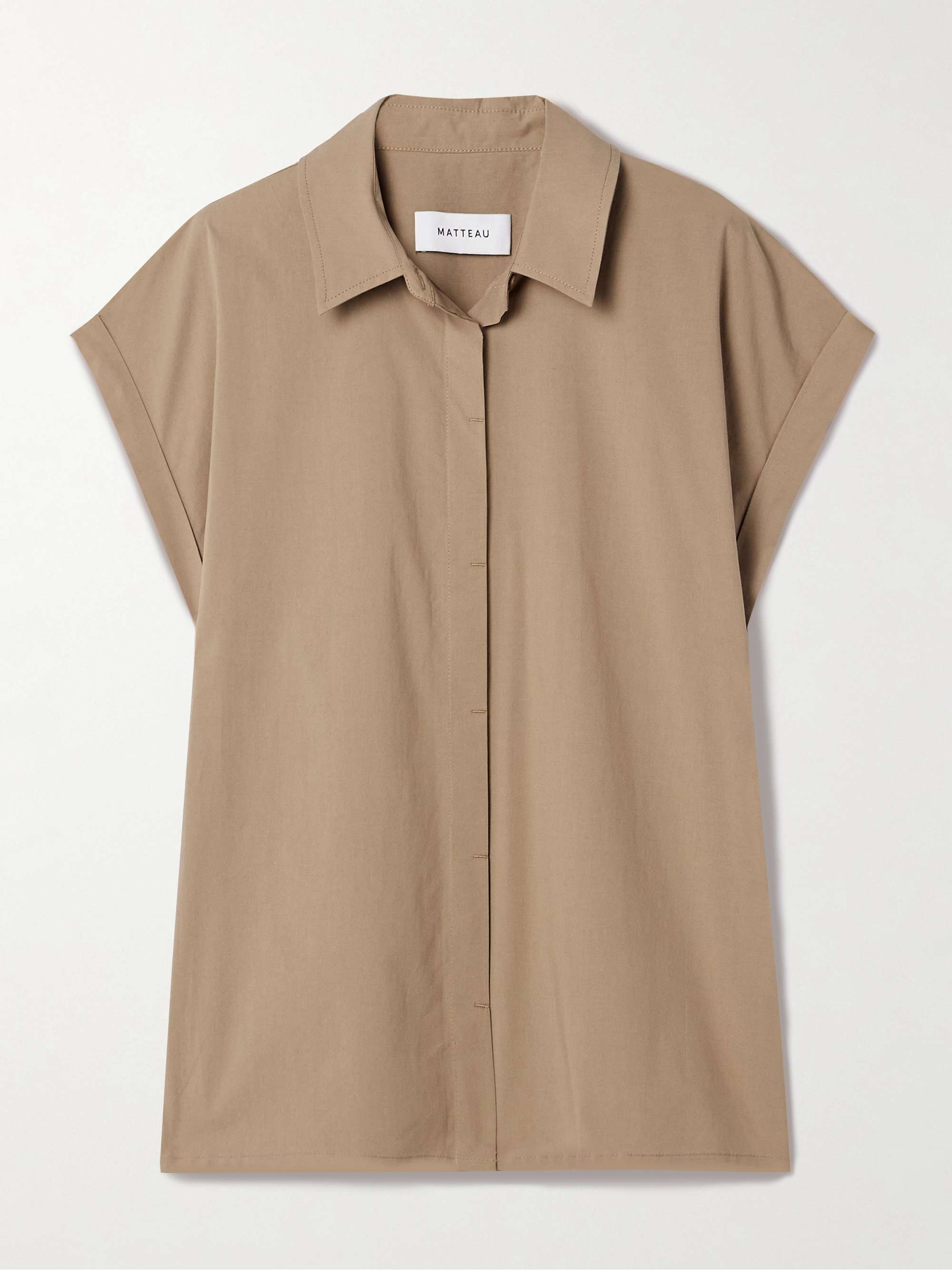 Organic cotton-poplin shirt view