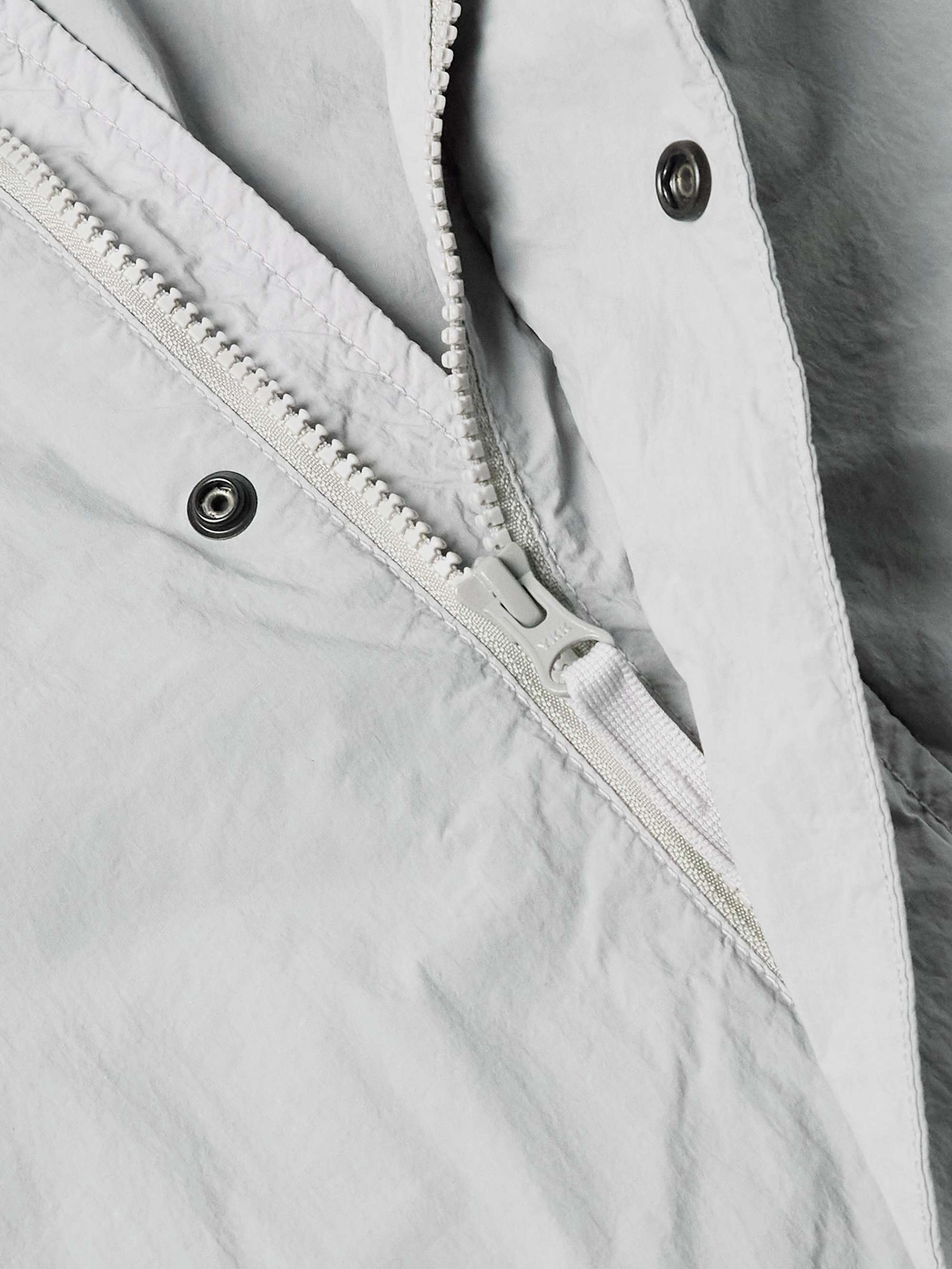 Ghost Garment-Dyed Crinkled Nylon Tela Jacket view