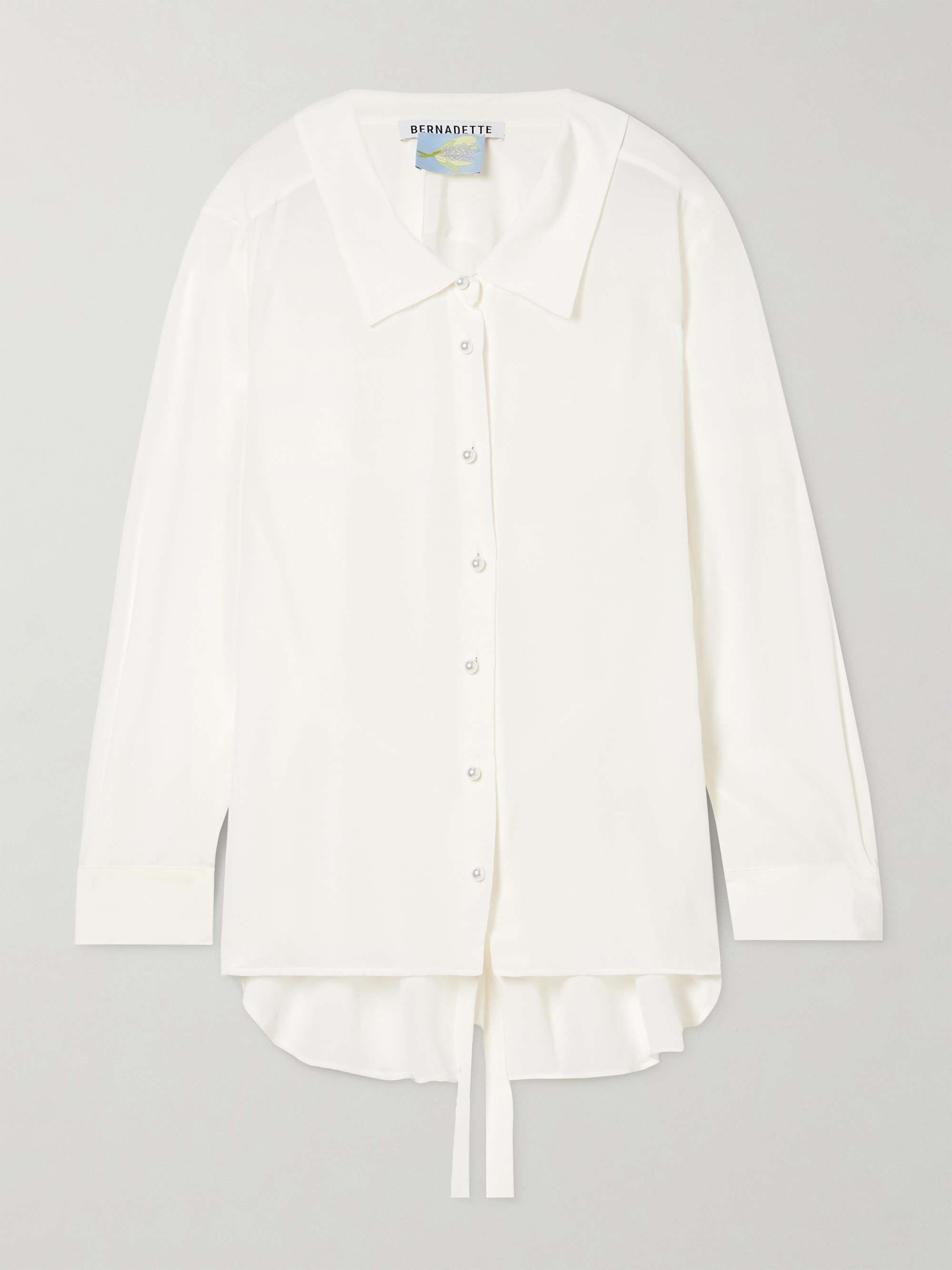 Guido embellished silk shirt view
