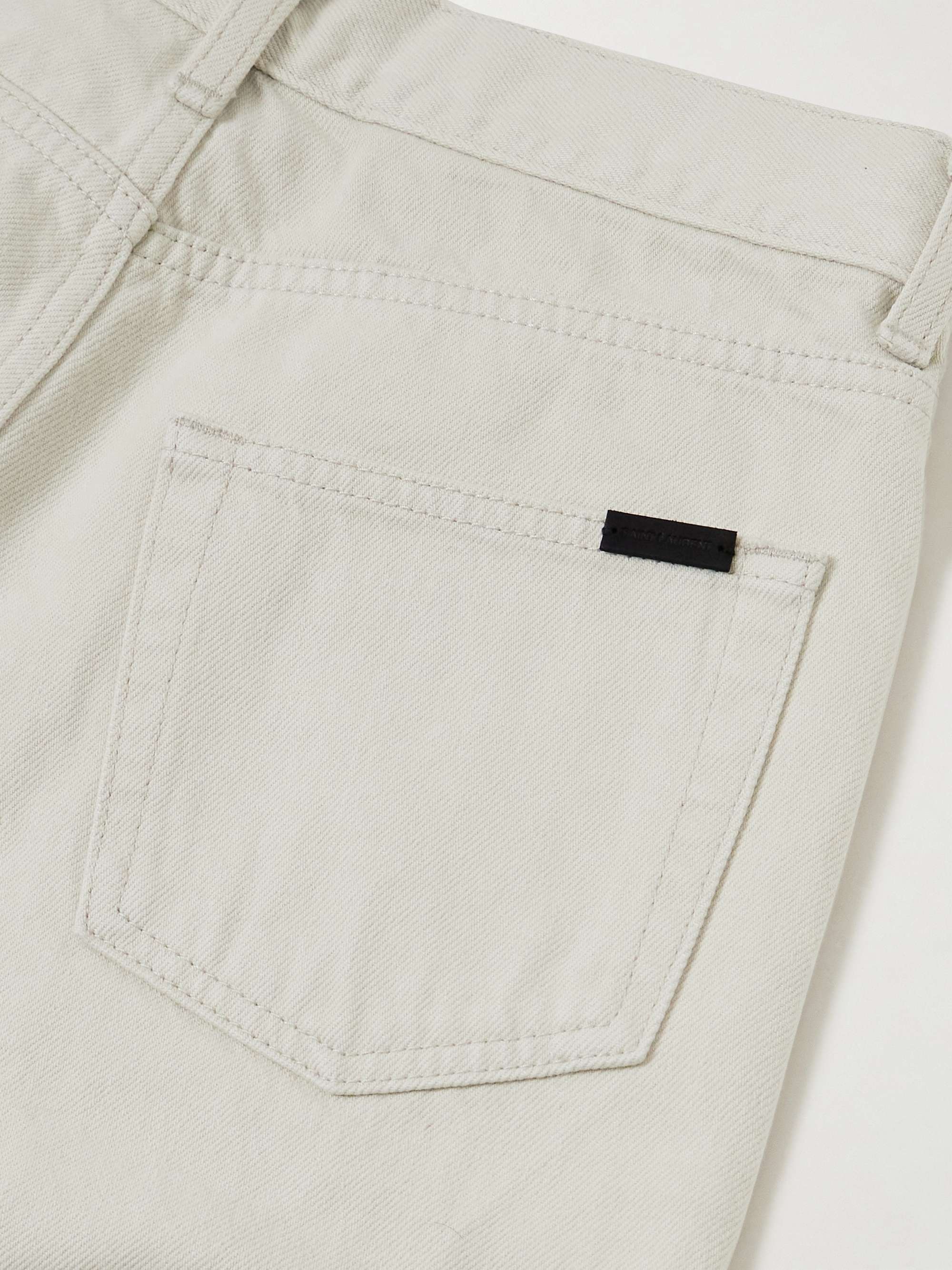 High-rise slim-leg jeans view