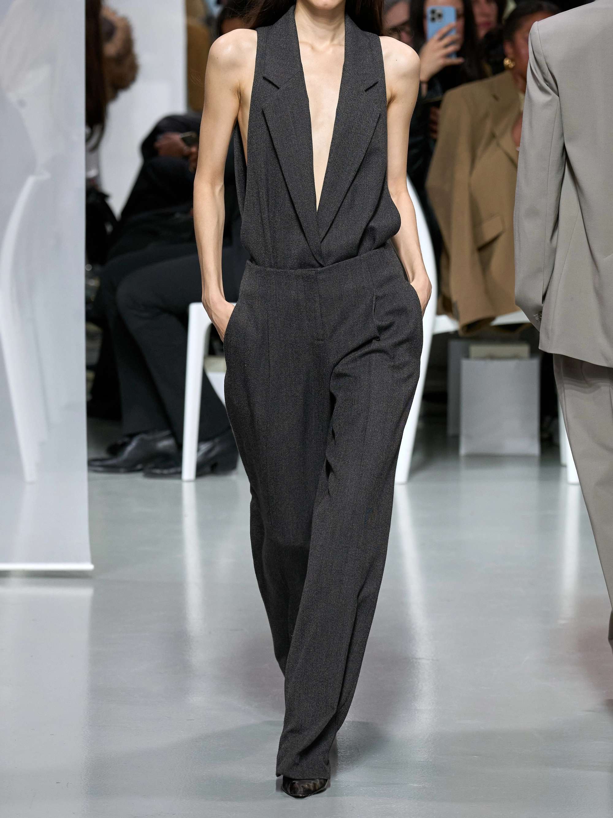 Redux pleated wool-twill straight-leg pants view