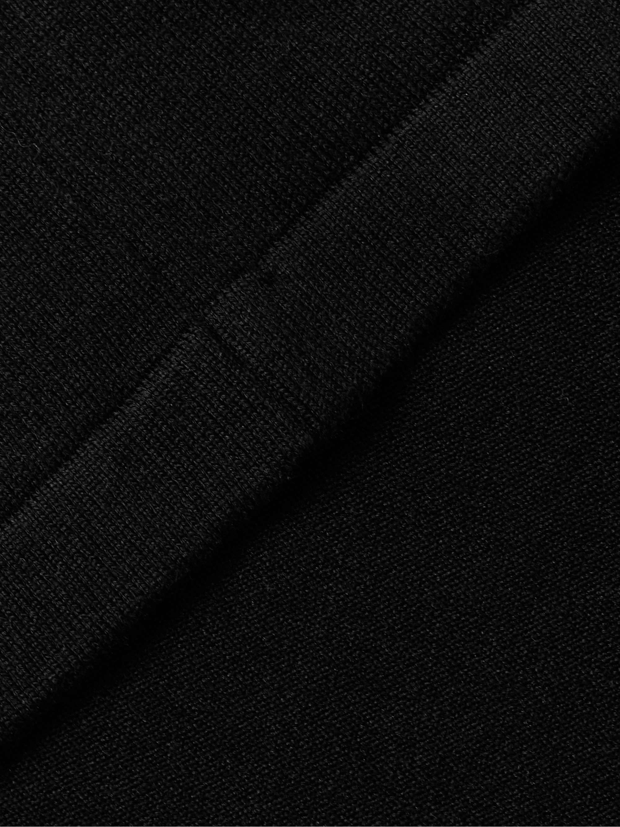 Finnley Silk and Cotton-Blend Polo Shirt view
