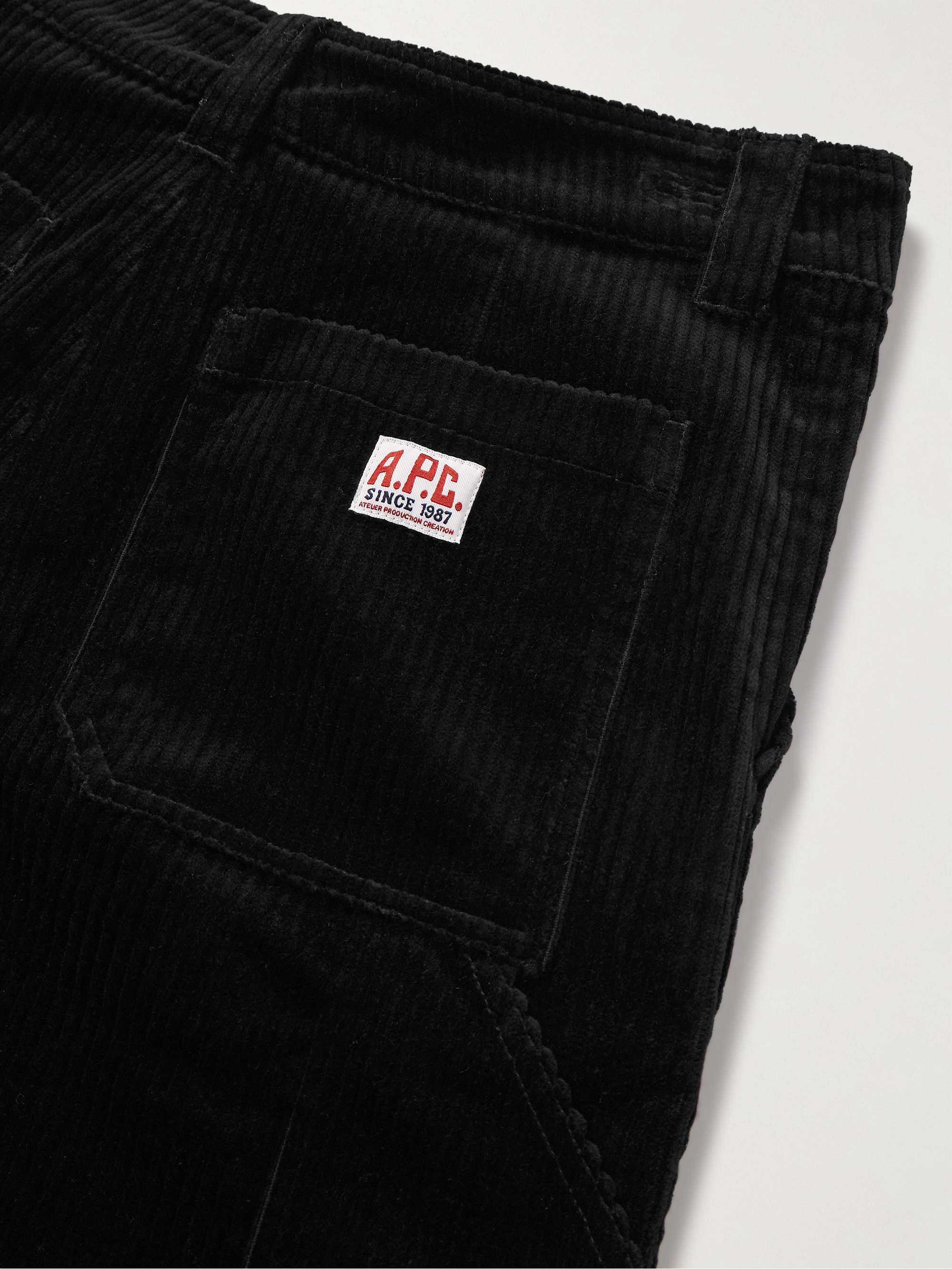 Fergus Straight-Leg Cotton-Blend Corduroy Trousers view