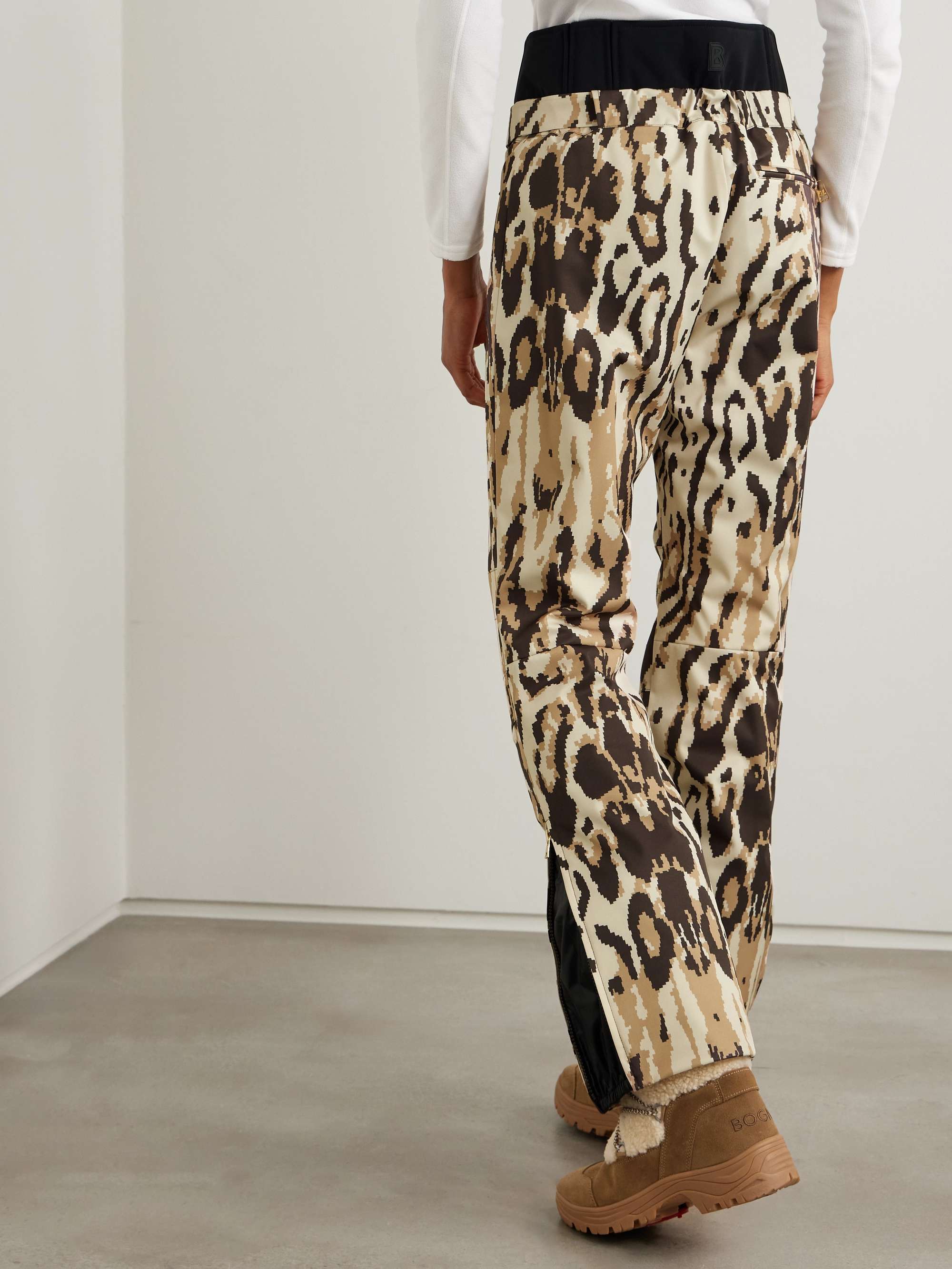 Maren rubber-trimmed printed ski pants view
