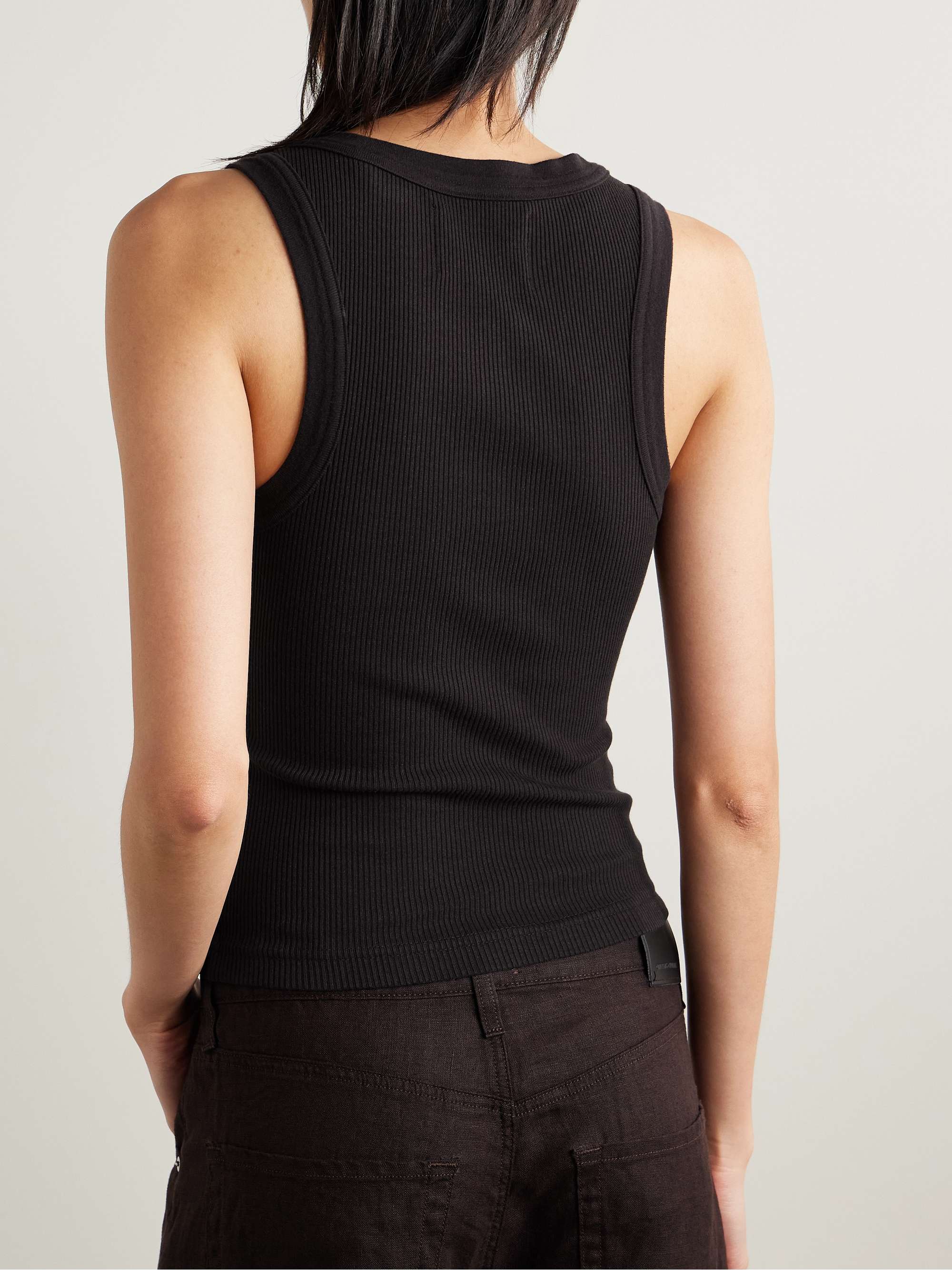 Caralyn ribbed jersey tank view