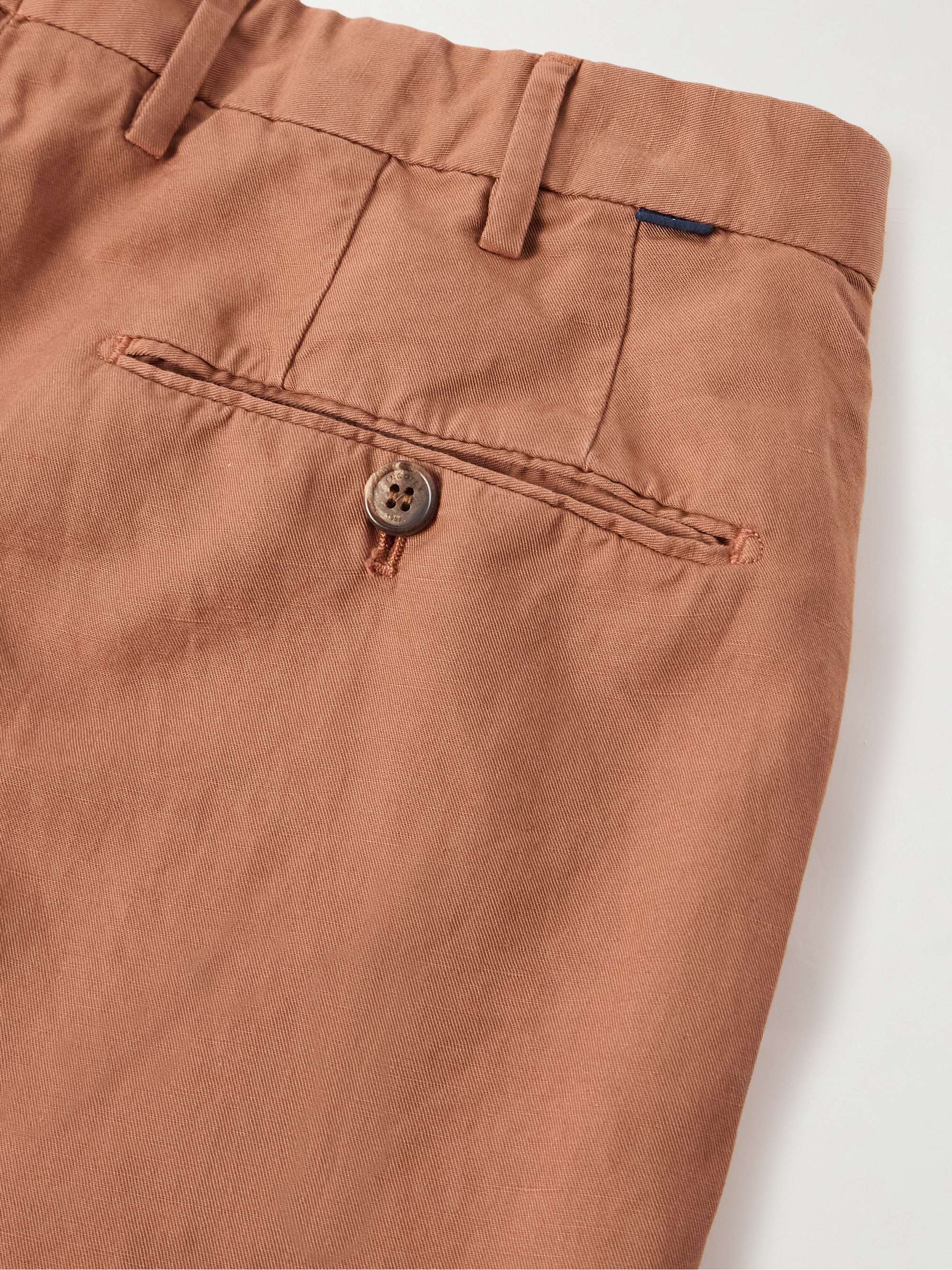 Venezia 1951 Slim-Fit Garment-Dyed Chinolino Trousers view