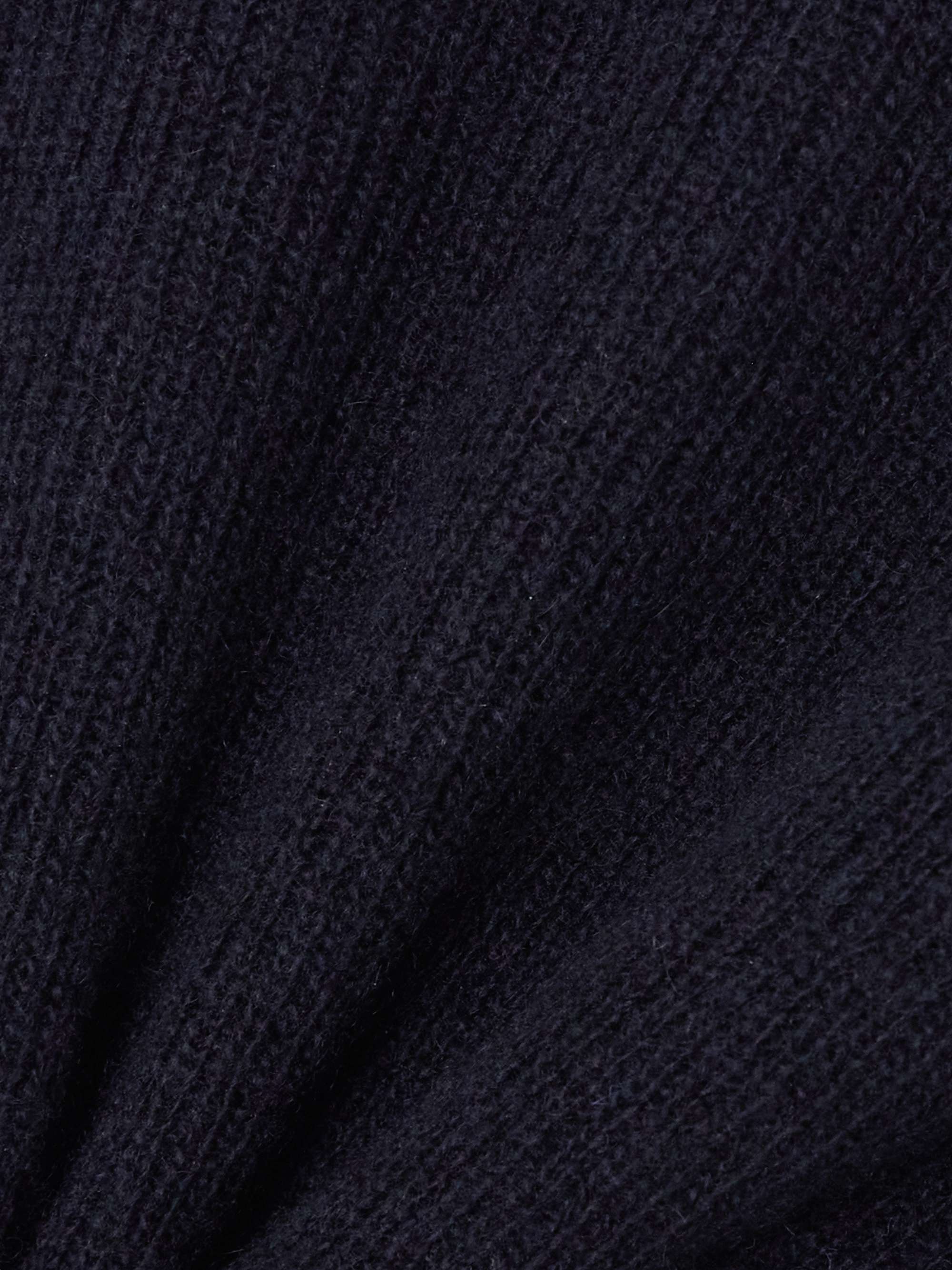 Alessia ribbed wool and cashmere-blend sweater view