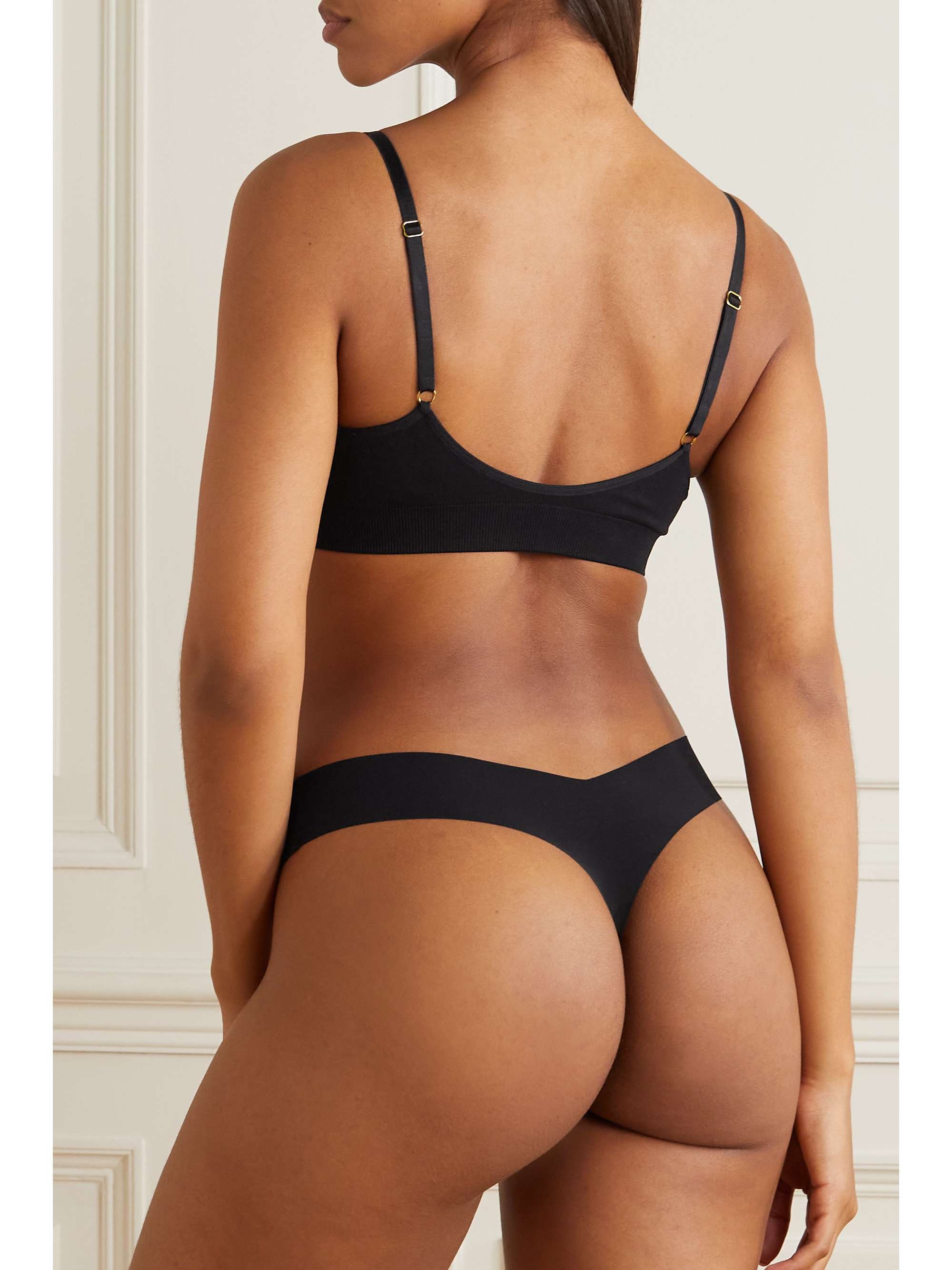 Set of three stretch thongs view