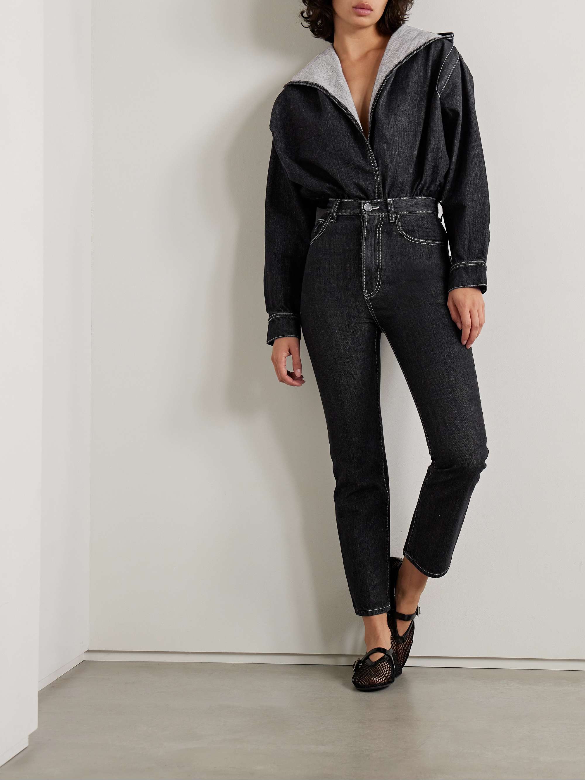 Archetypes high-rise slim-leg jeans view