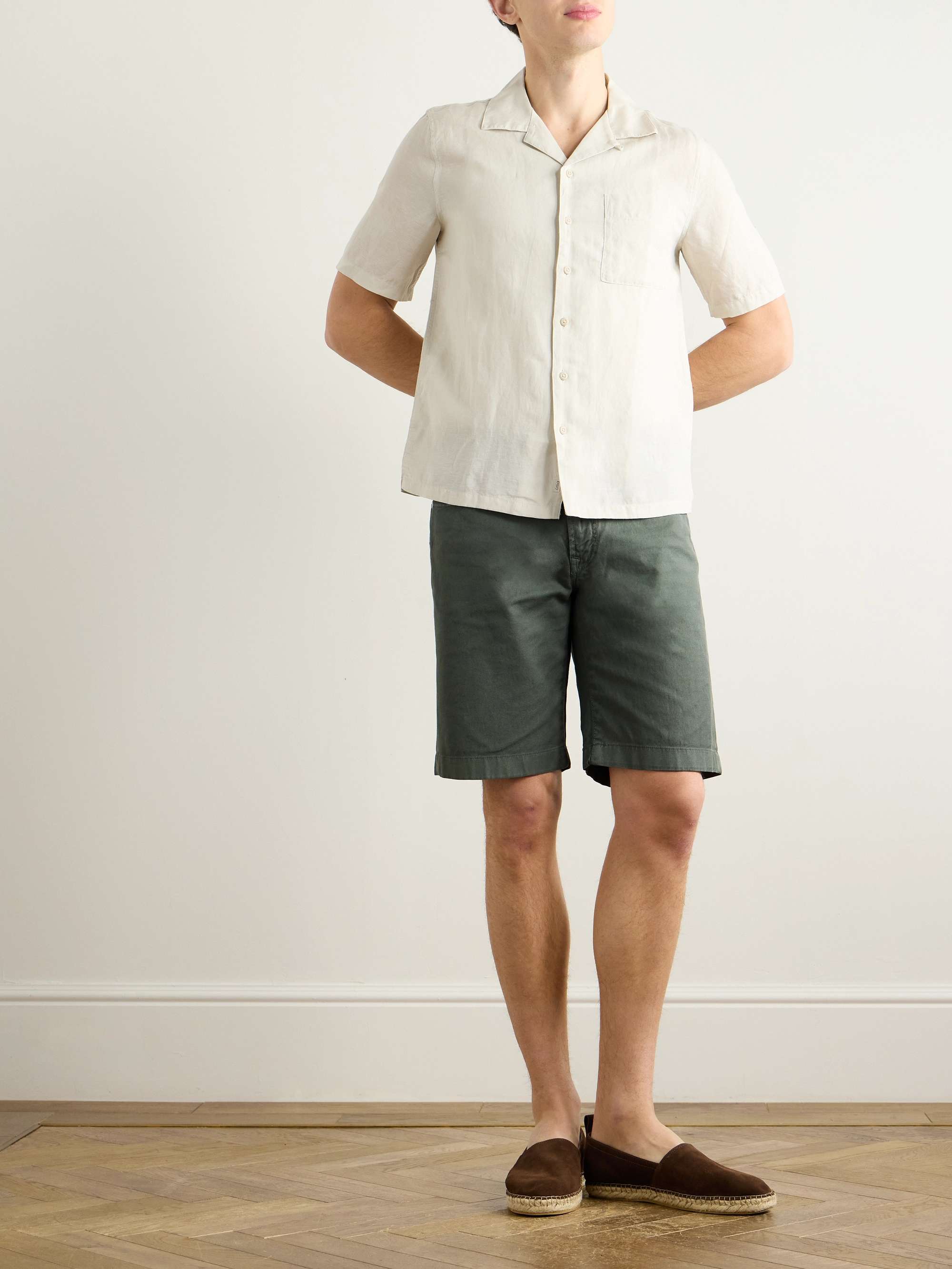 Blue Division Straight-Leg Denim Shorts view