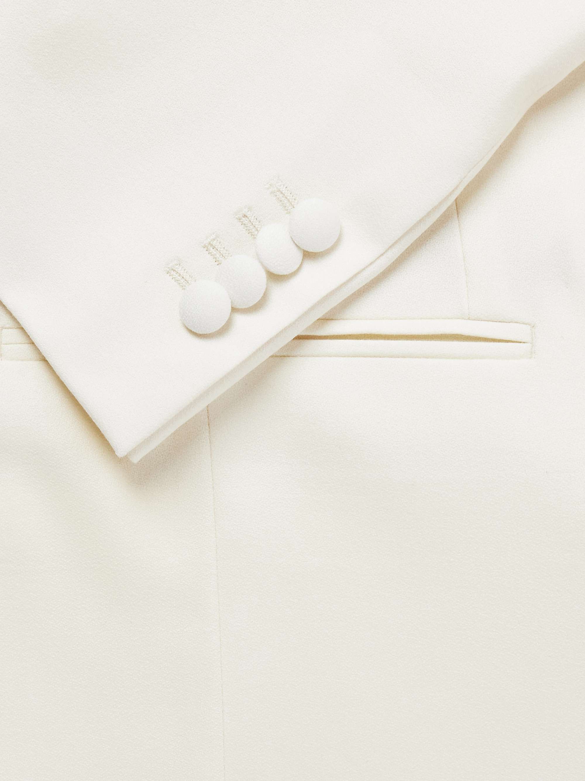 Wool-Blend Crepe Tuxedo Jacket view
