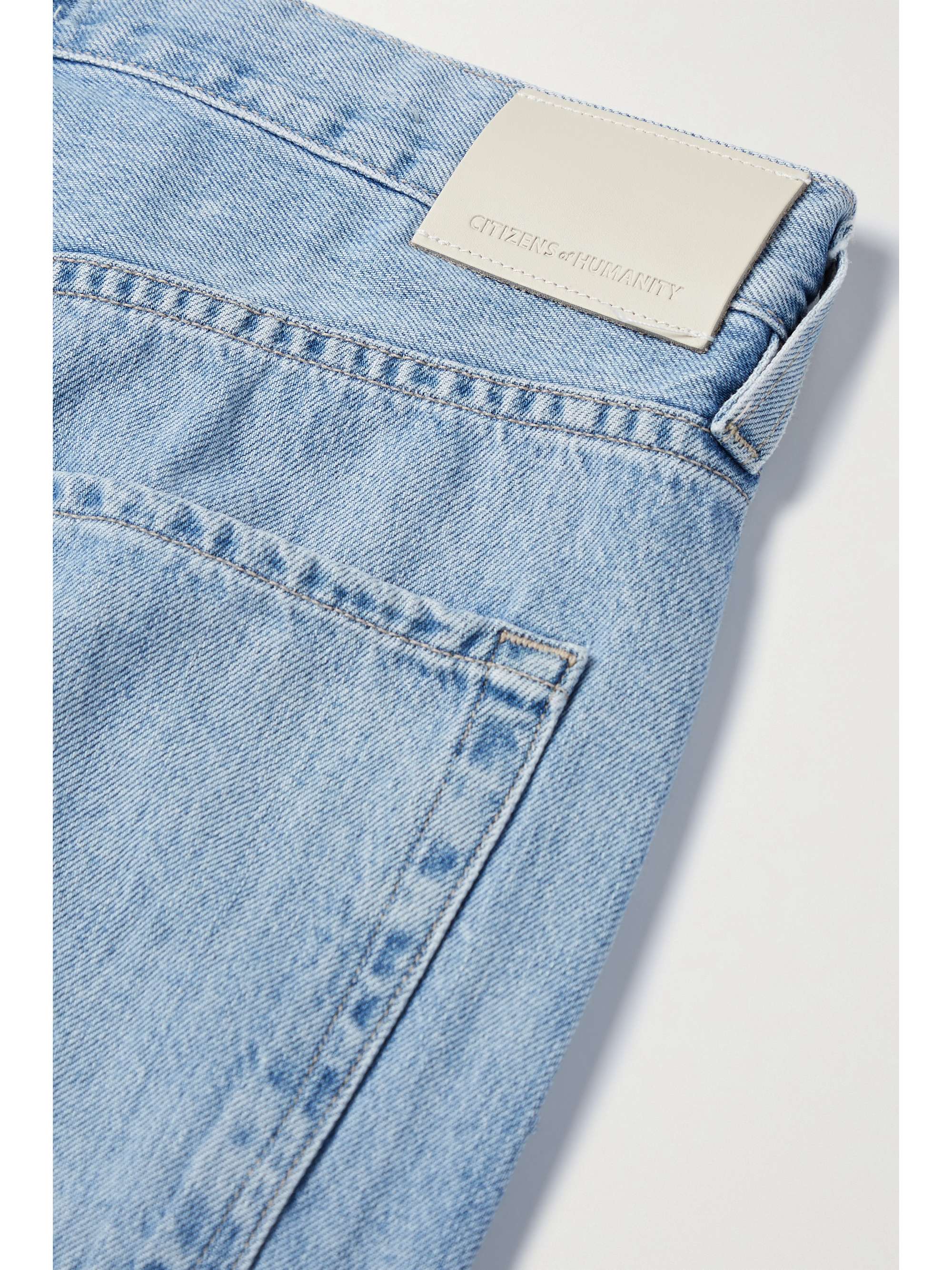 + NET SUSTAIN Brynn high-rise wide-leg organic jeans view