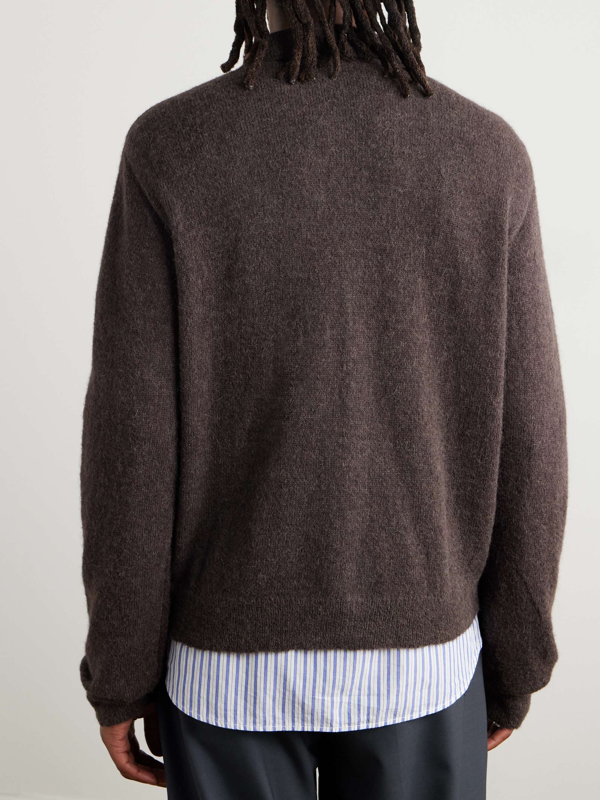 Evening Slim-Fit Alpaca-Blend Cardigan view