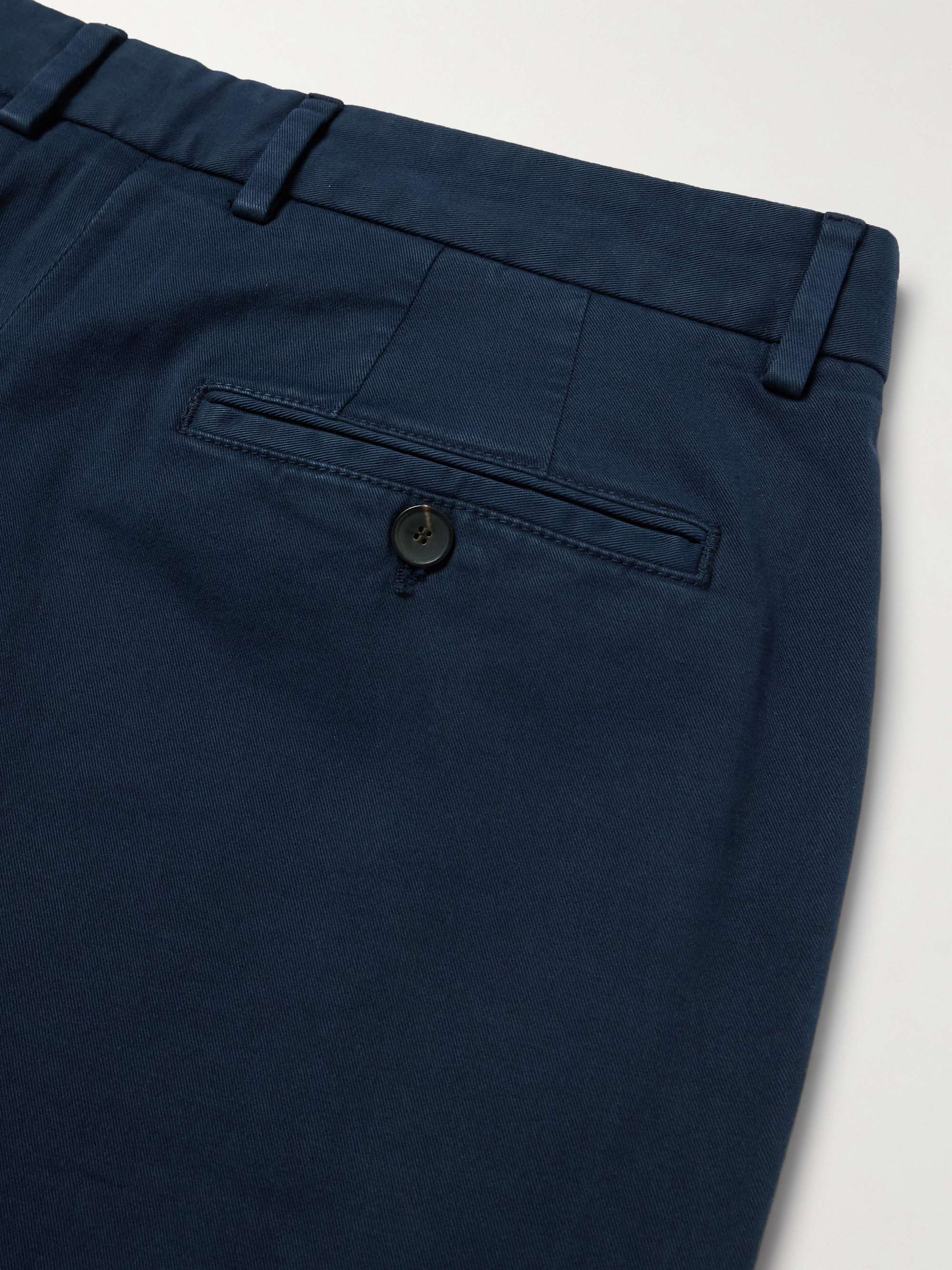 Samuel Straight-Leg Organic Cotton-Blend Twill Chinos view