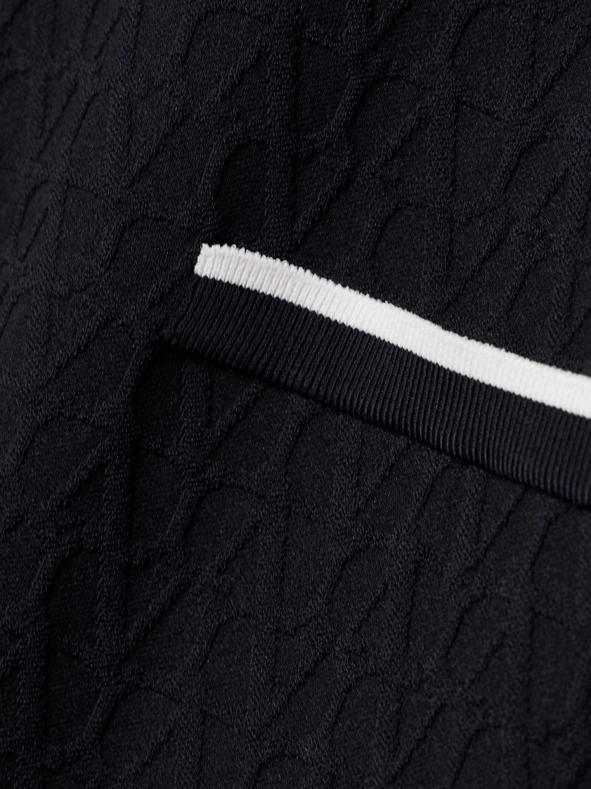 Jacquard-knit mini dress view