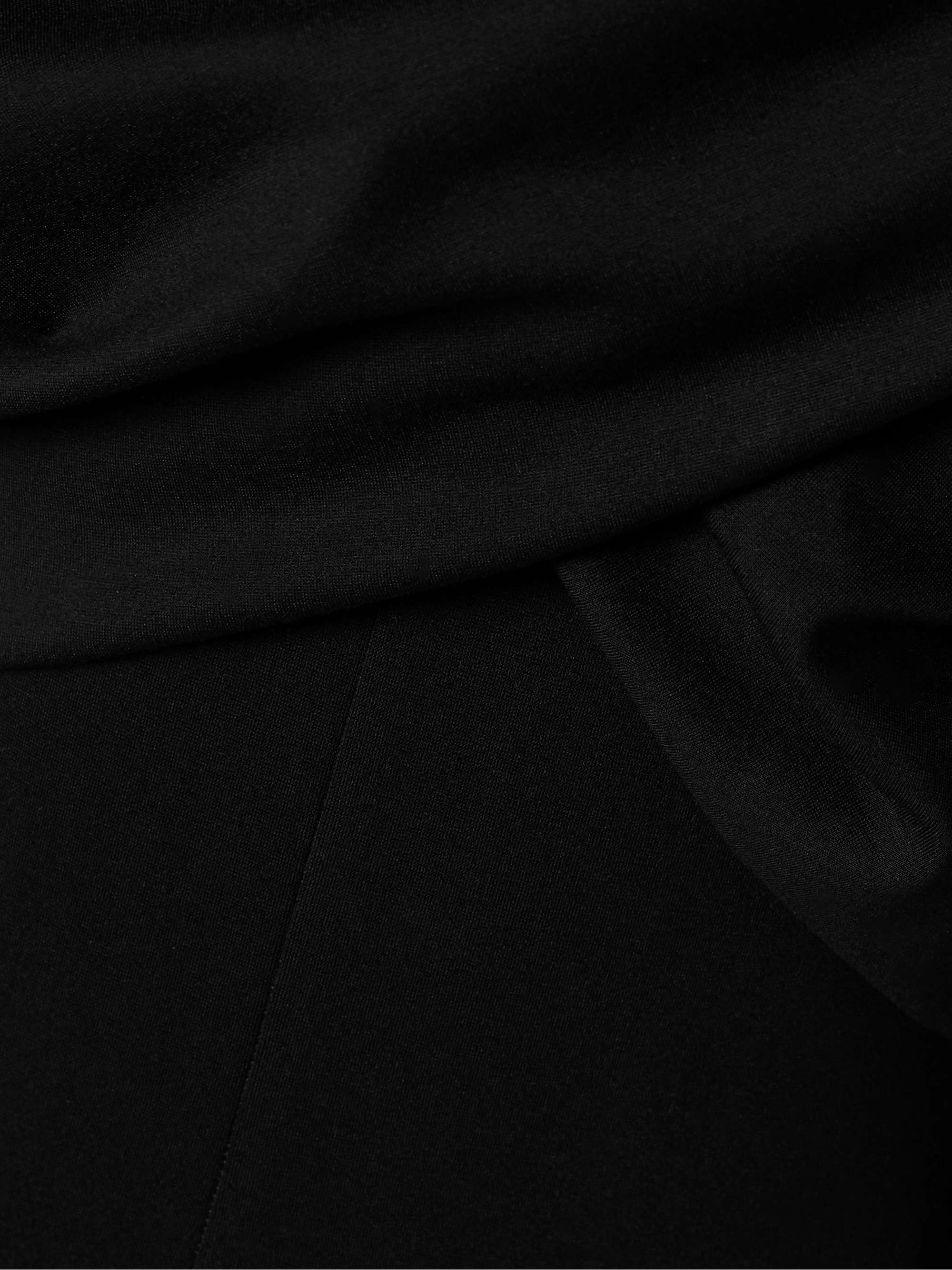 Nova convertible silk-jersey turtleneck jumpsuit view