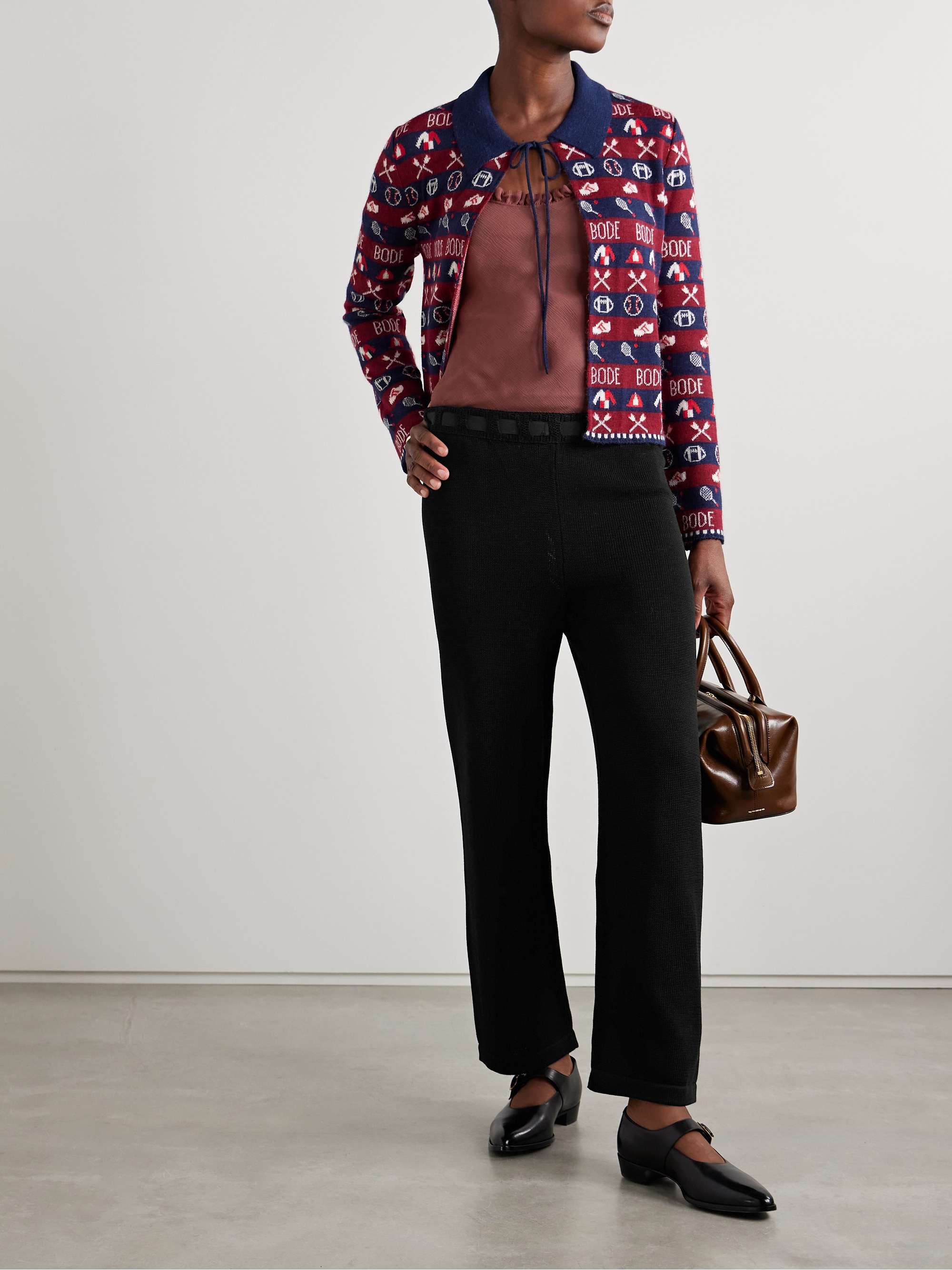 Johnny cotton straight-leg pants view